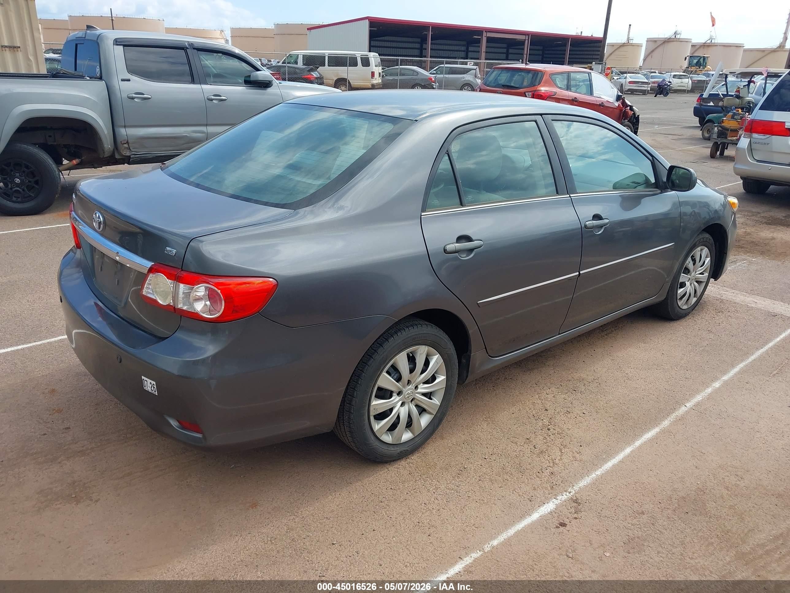 2013 Toyota Corolla Le/le Special Edition Gray vin: 2T1BU4EEXDC018090