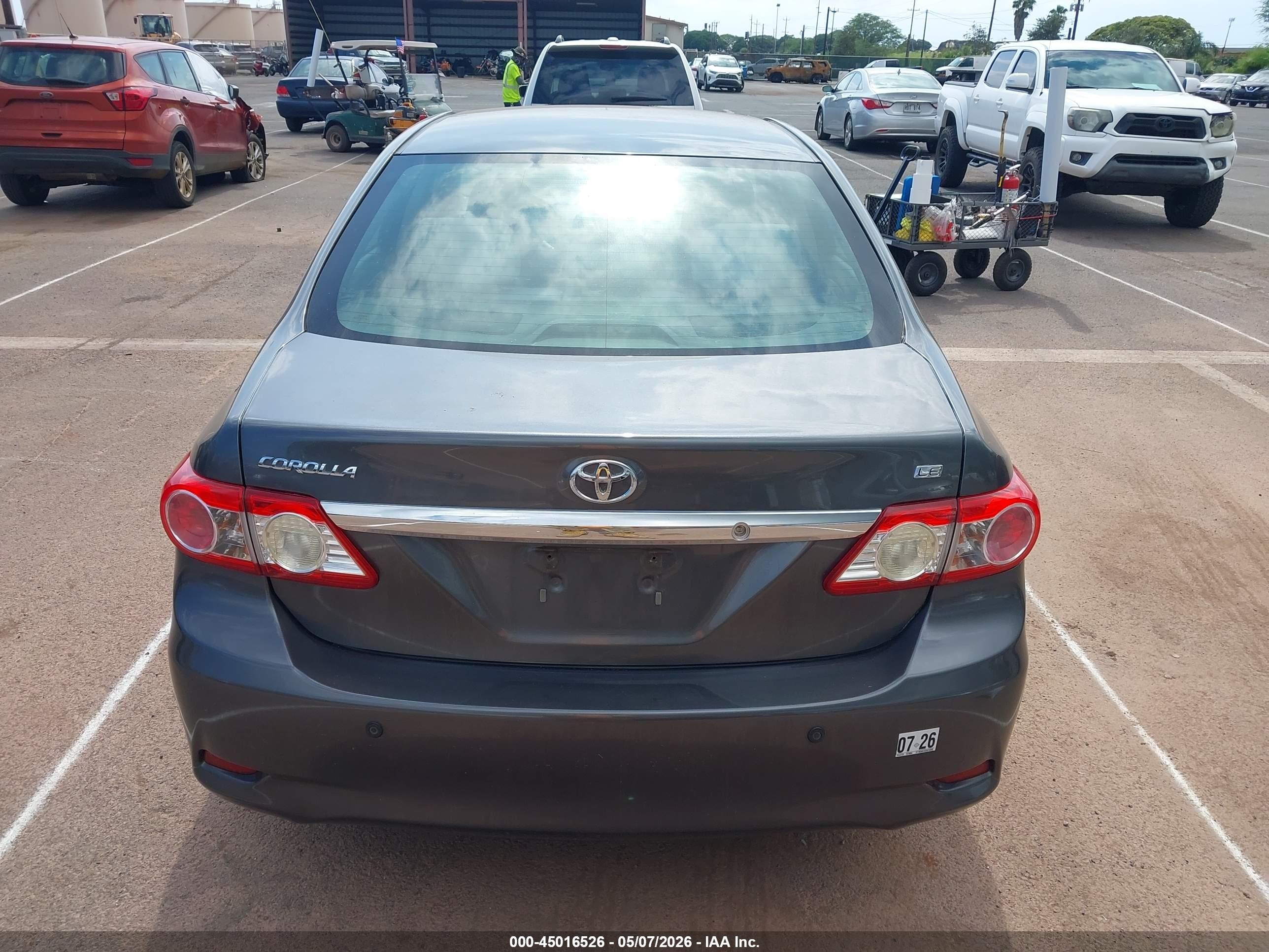 2013 Toyota Corolla Le/le Special Edition Gray vin: 2T1BU4EEXDC018090