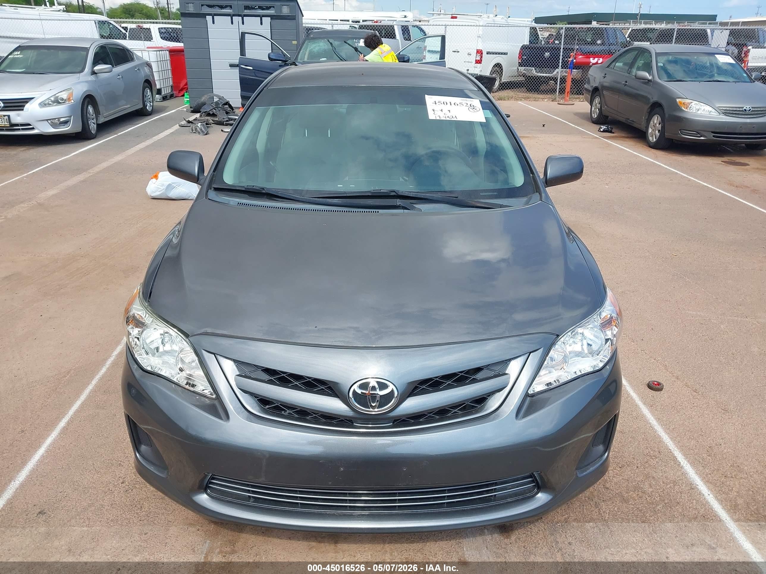 2013 Toyota Corolla Le/le Special Edition Gray vin: 2T1BU4EEXDC018090