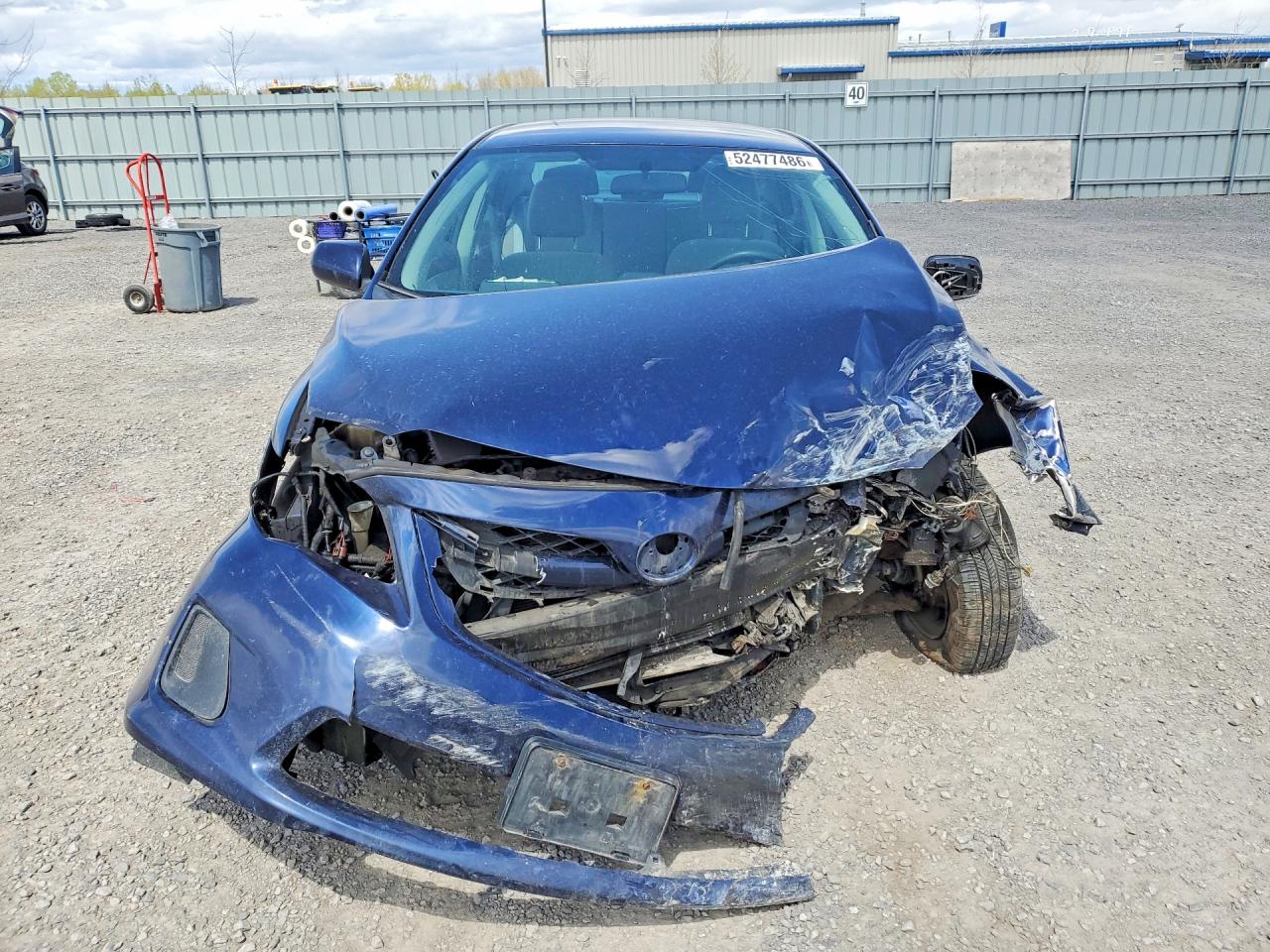 2013 Toyota Corolla L Blue vin: 2T1BU4EEXDC051607