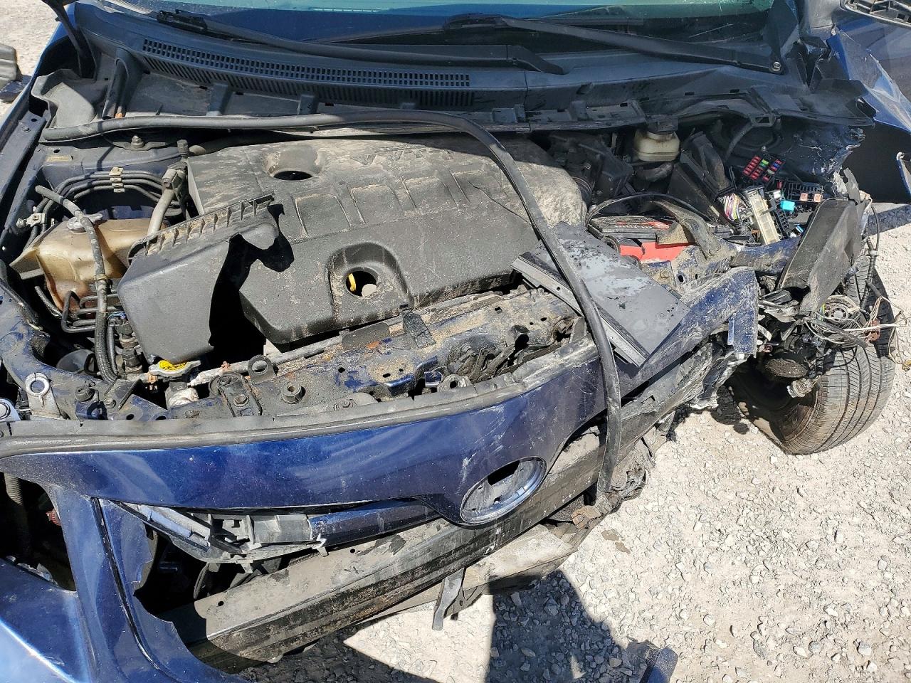 2013 Toyota Corolla L Blue vin: 2T1BU4EEXDC051607