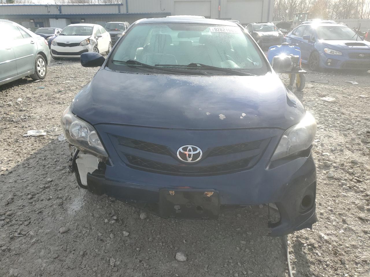 2013 Toyota Corolla Base Blue vin: 2T1BU4EEXDC055477