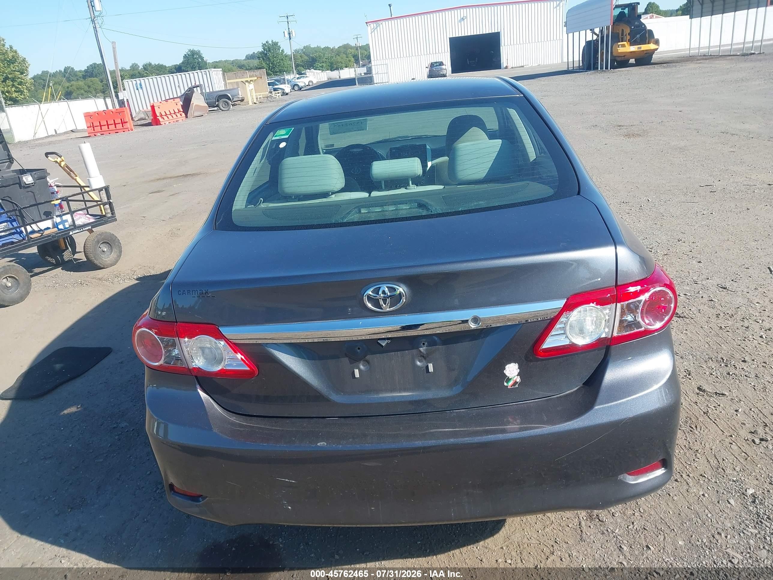 2013 Toyota Corolla L Gray vin: 2T1BU4EEXDC058444