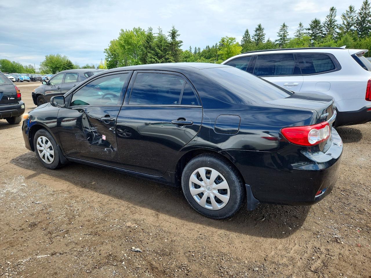 2013 Toyota Corolla L Black vin: 2T1BU4EEXDC060436