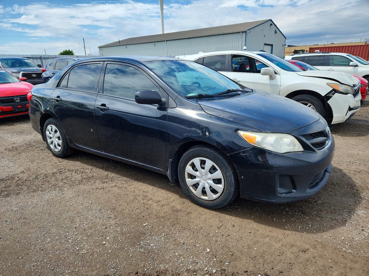 2013 Toyota Corolla L Black vin: 2T1BU4EEXDC060436