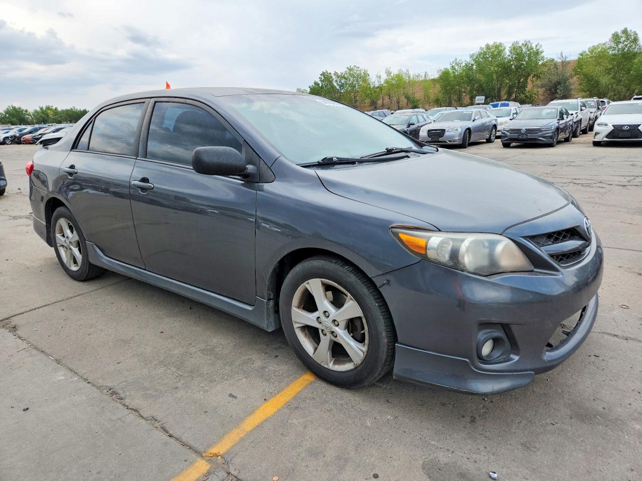 2013 Toyota Corolla S Gray vin: 2T1BU4EEXDC061425