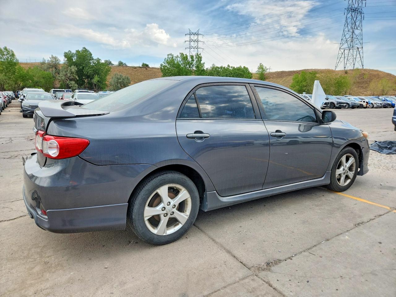 2013 Toyota Corolla S Gray vin: 2T1BU4EEXDC061425