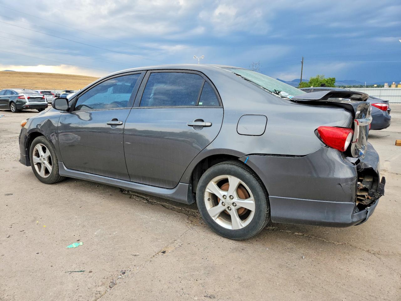 2013 Toyota Corolla S Gray vin: 2T1BU4EEXDC061425
