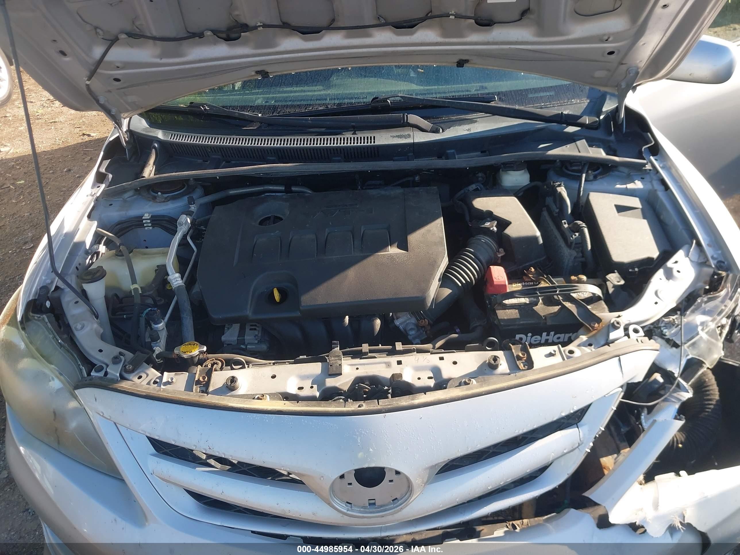 2013 Toyota Corolla S Silver vin: 2T1BU4EEXDC063224