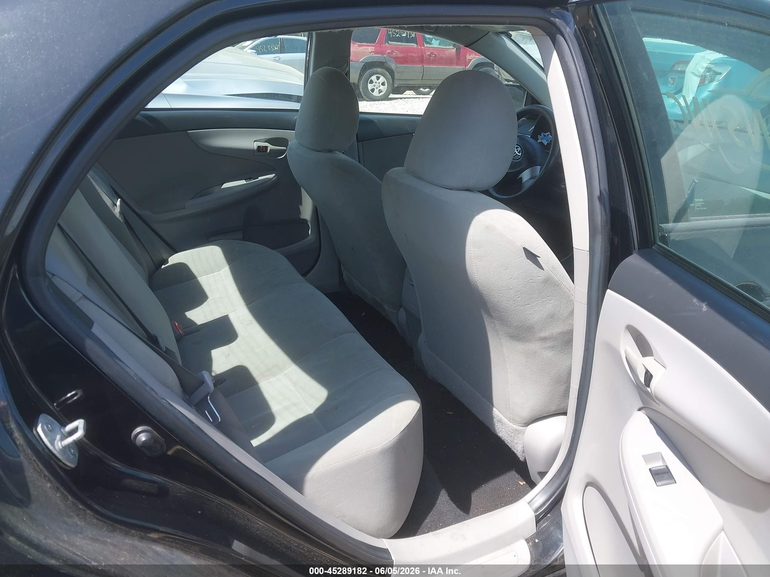2013 Toyota Corolla L Black vin: 2T1BU4EEXDC078189