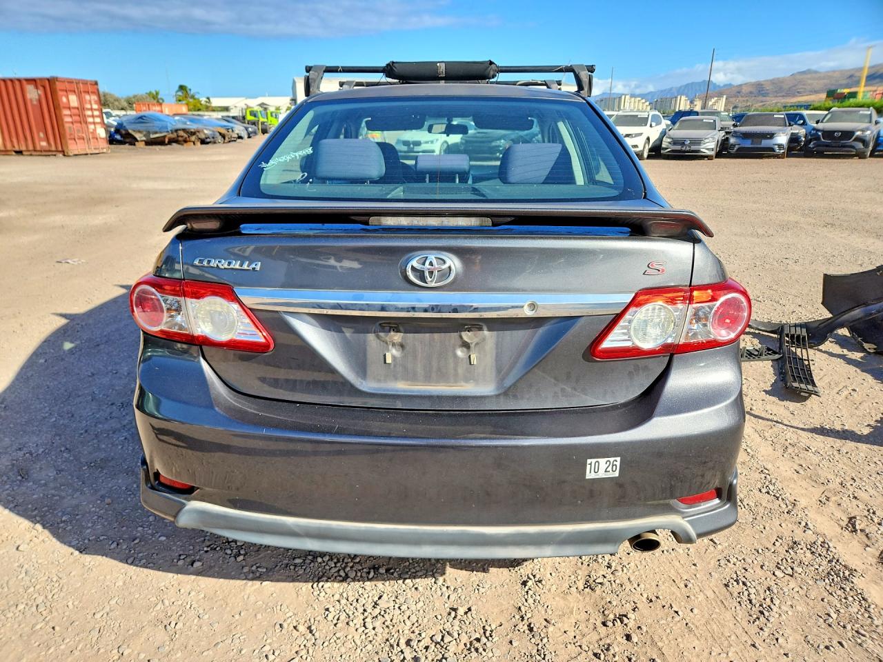 2013 Toyota Corolla L Gray vin: 2T1BU4EEXDC085207