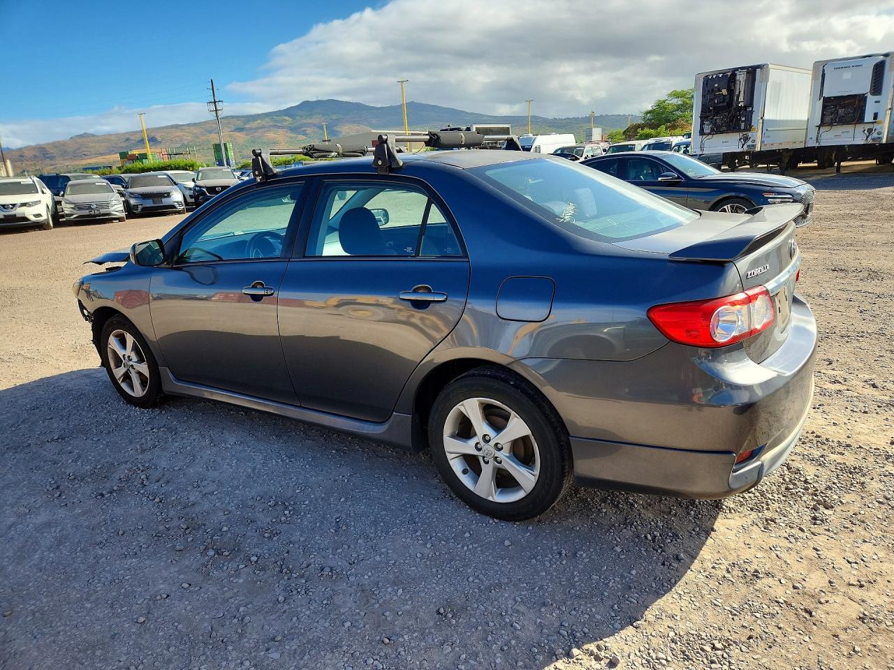 2013 Toyota Corolla L Gray vin: 2T1BU4EEXDC085207