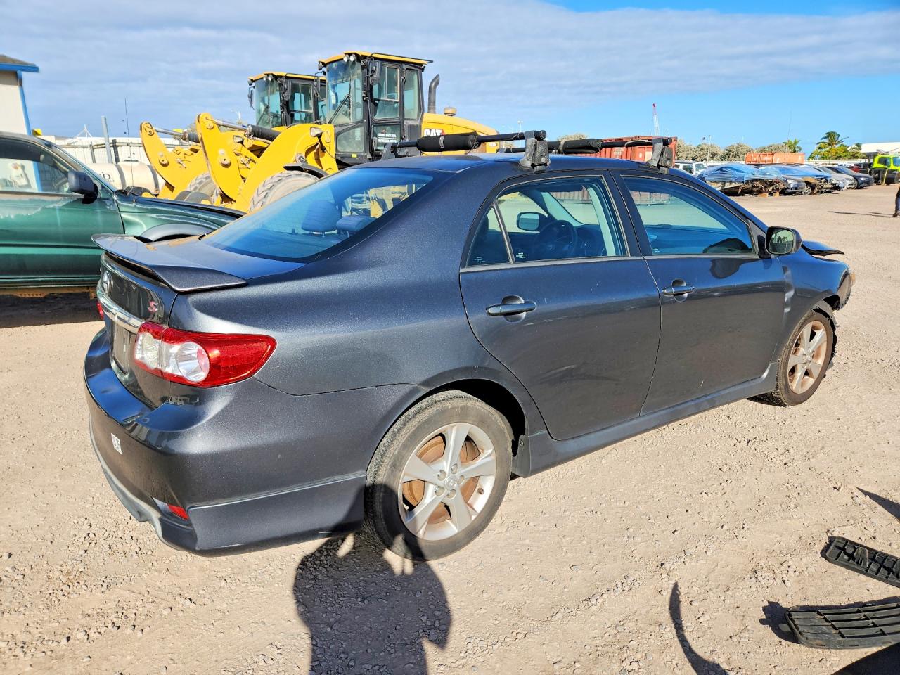 2013 Toyota Corolla L Gray vin: 2T1BU4EEXDC085207