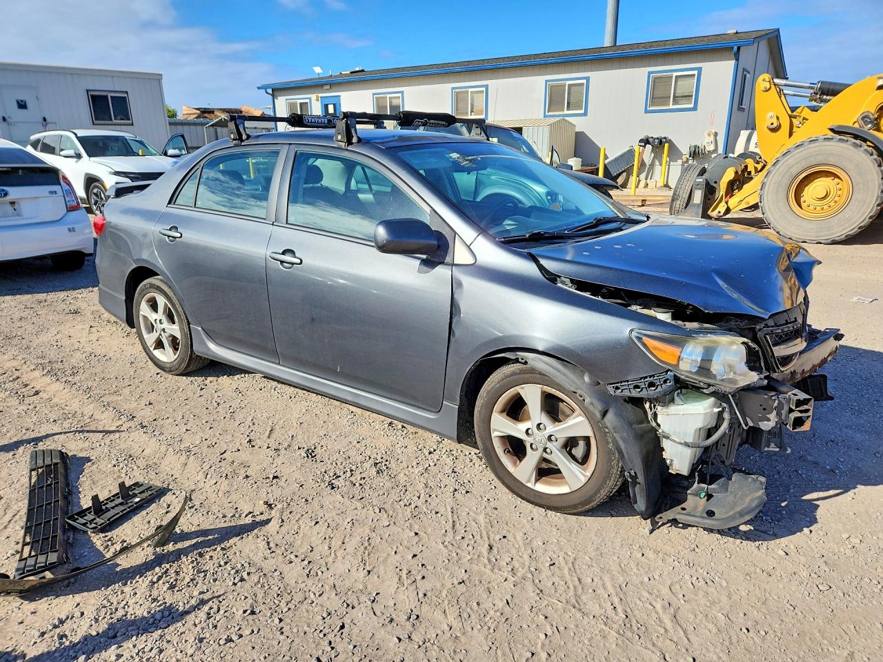 2013 Toyota Corolla L Gray vin: 2T1BU4EEXDC085207