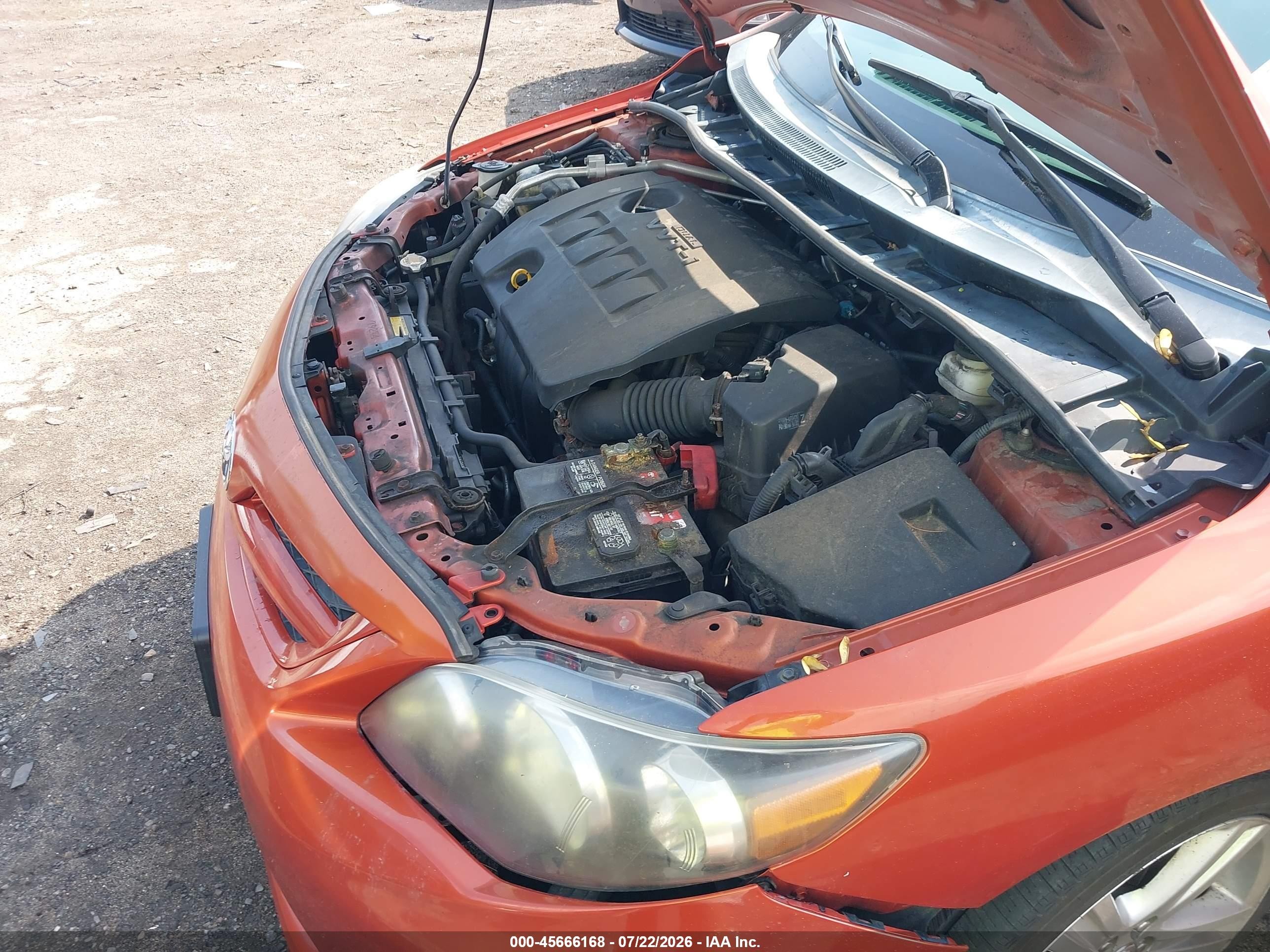 2013 Toyota Corolla S Special Edition Orange vin: 2T1BU4EEXDC086115