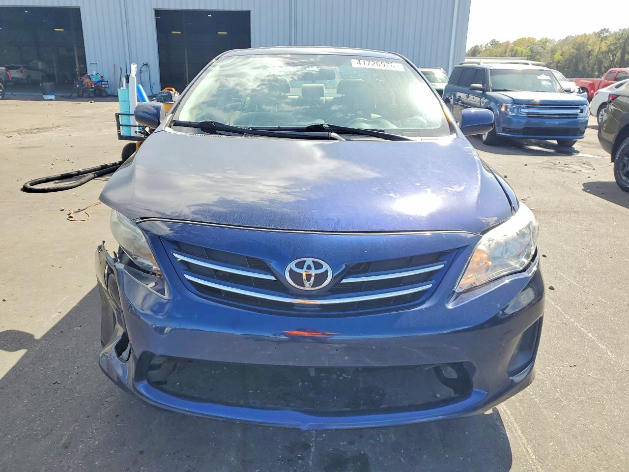 2013 Toyota Corolla Le Blue vin: 2T1BU4EEXDC091363