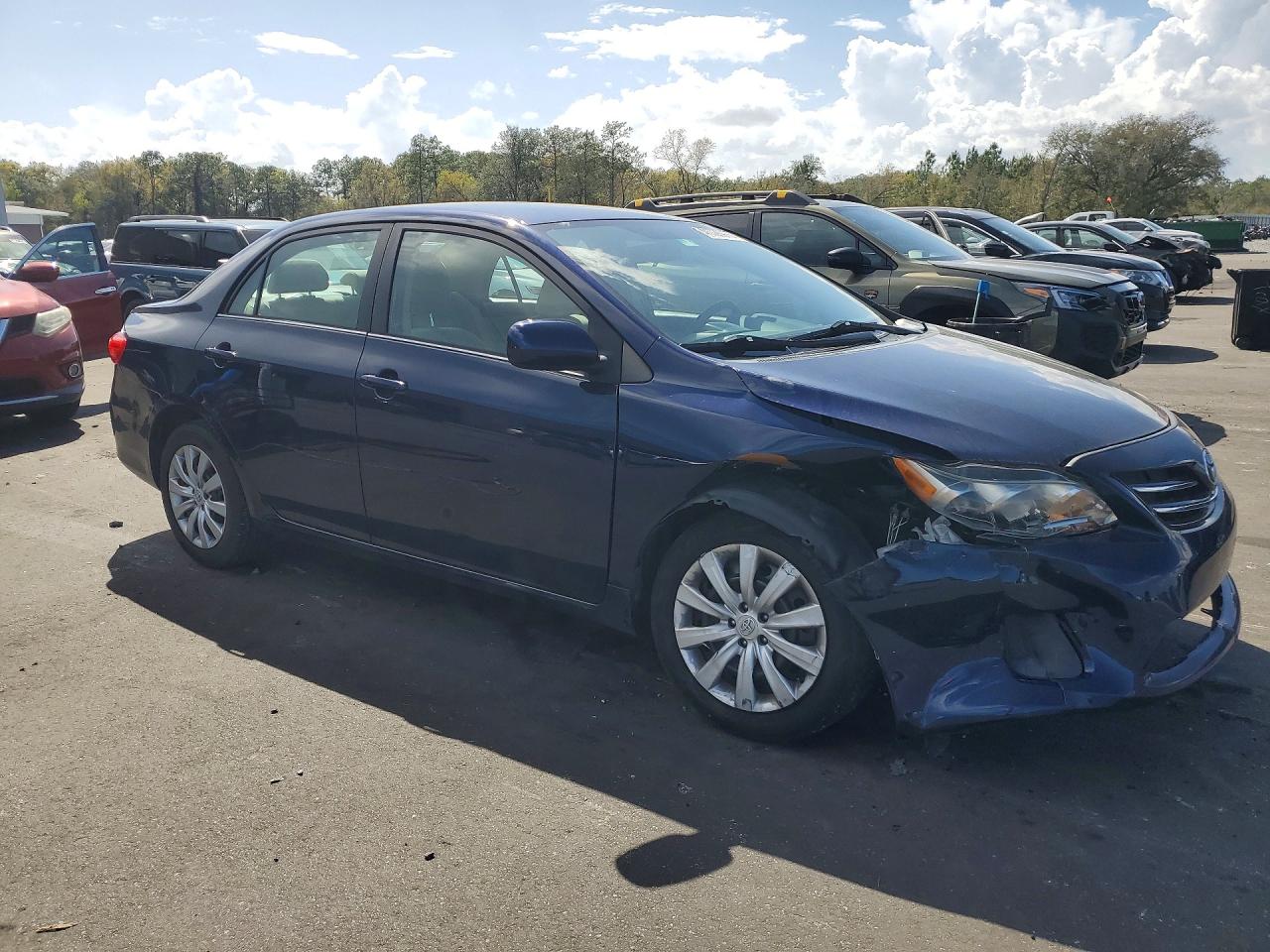 2013 Toyota Corolla Le Blue vin: 2T1BU4EEXDC091363