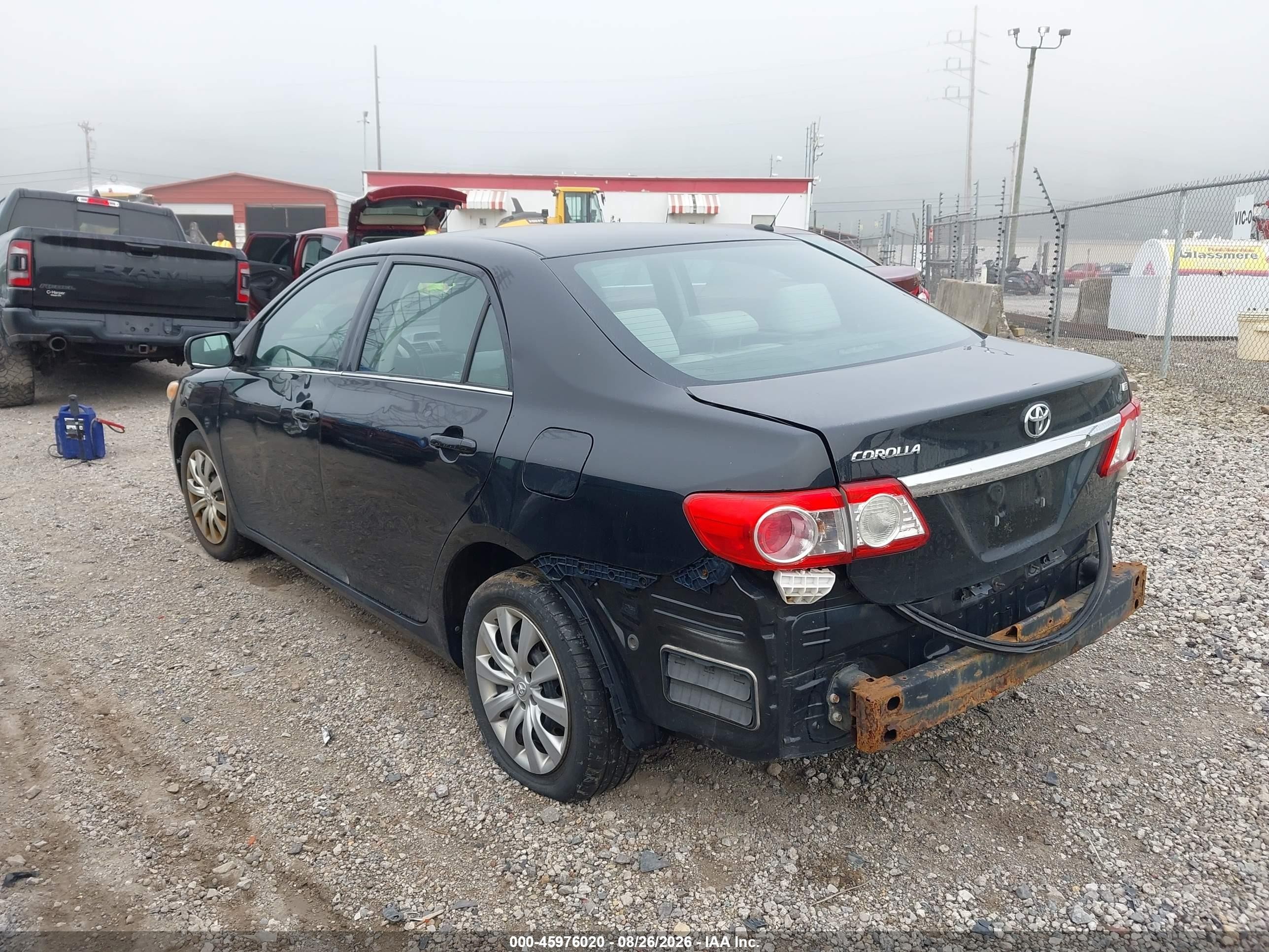 2013 Toyota Corolla Le Black vin: 2T1BU4EEXDC094215