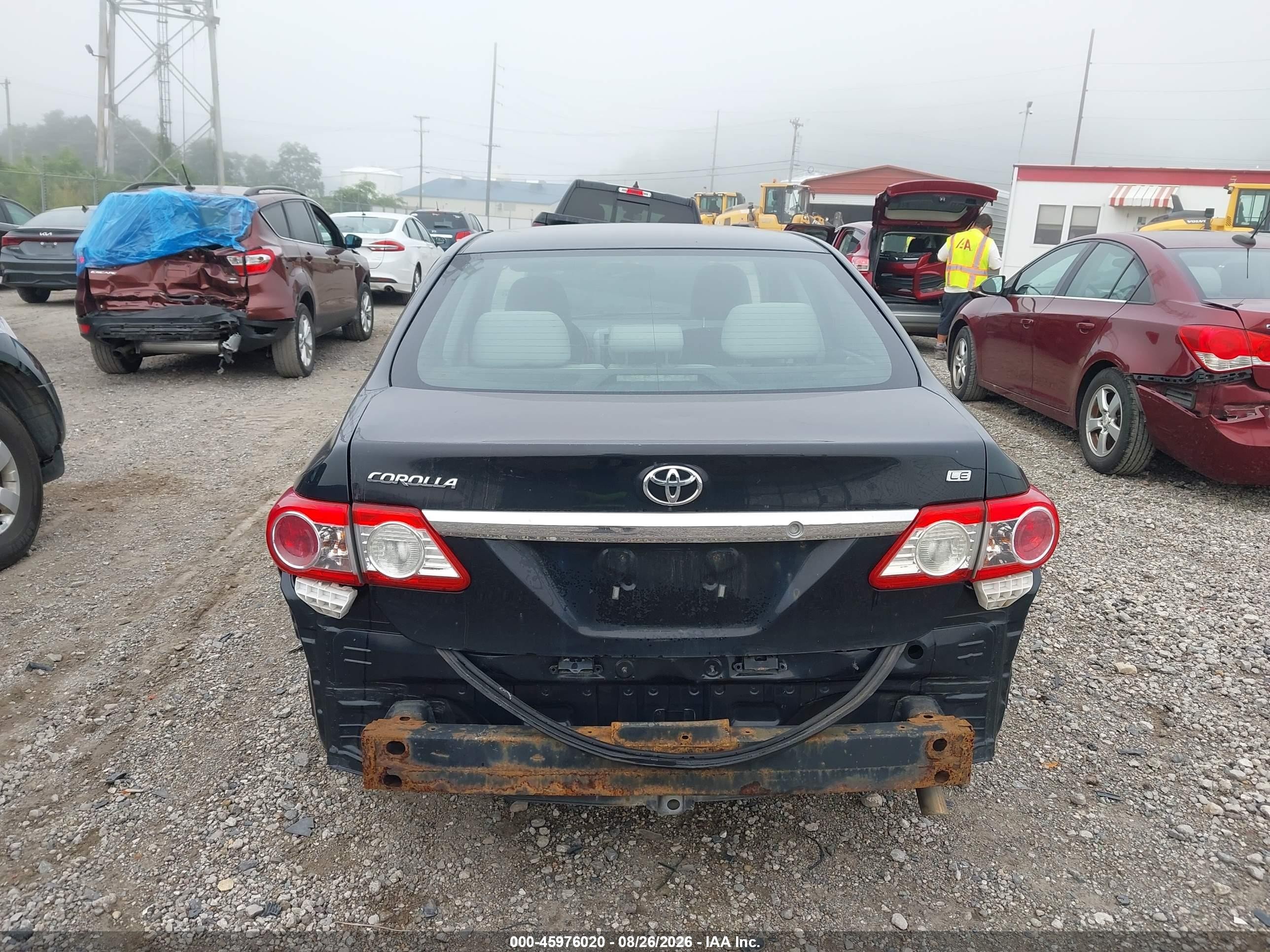 2013 Toyota Corolla Le Black vin: 2T1BU4EEXDC094215
