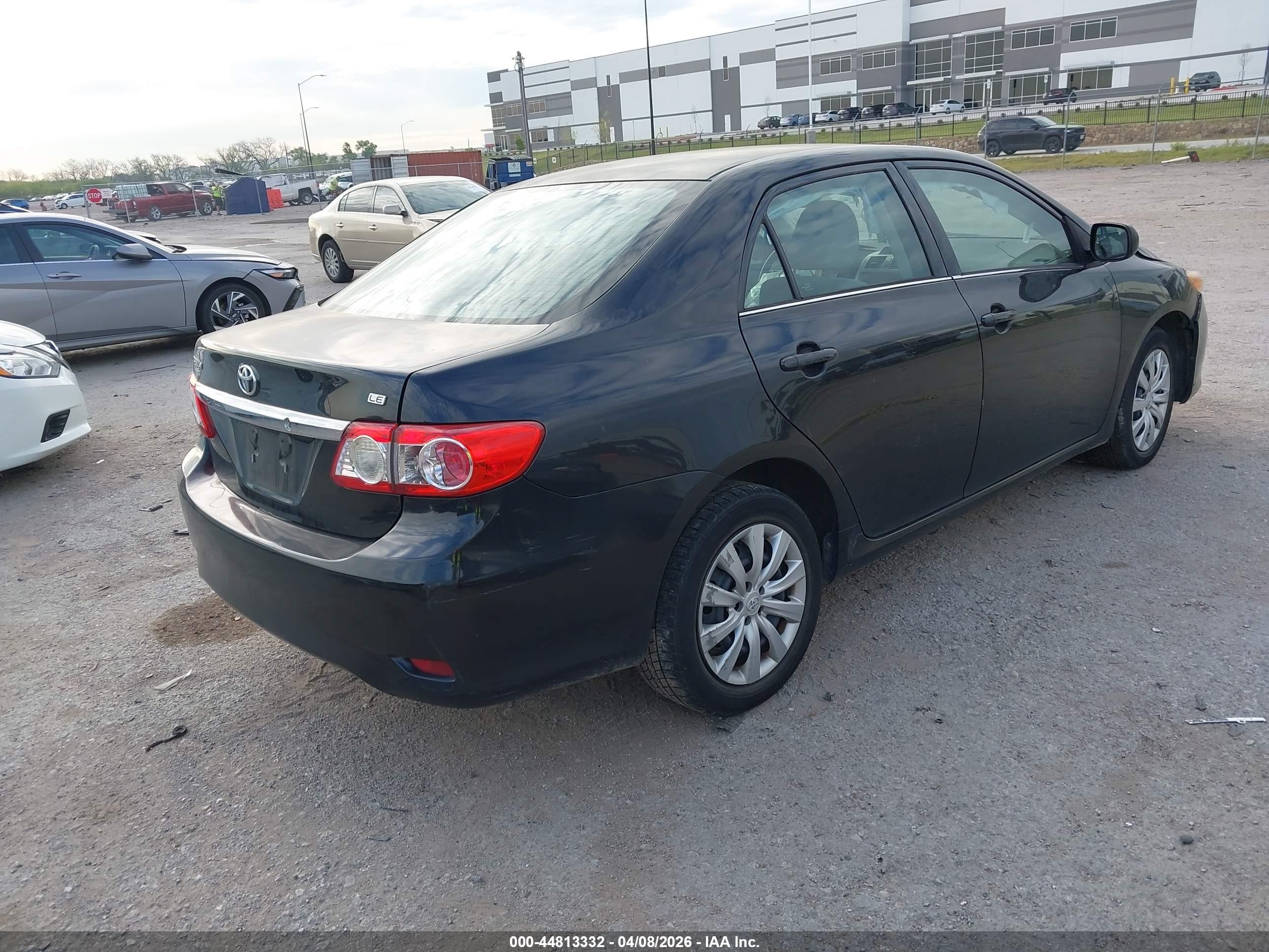 2013 Toyota Corolla Le Черный vin: 2T1BU4EEXDC096191