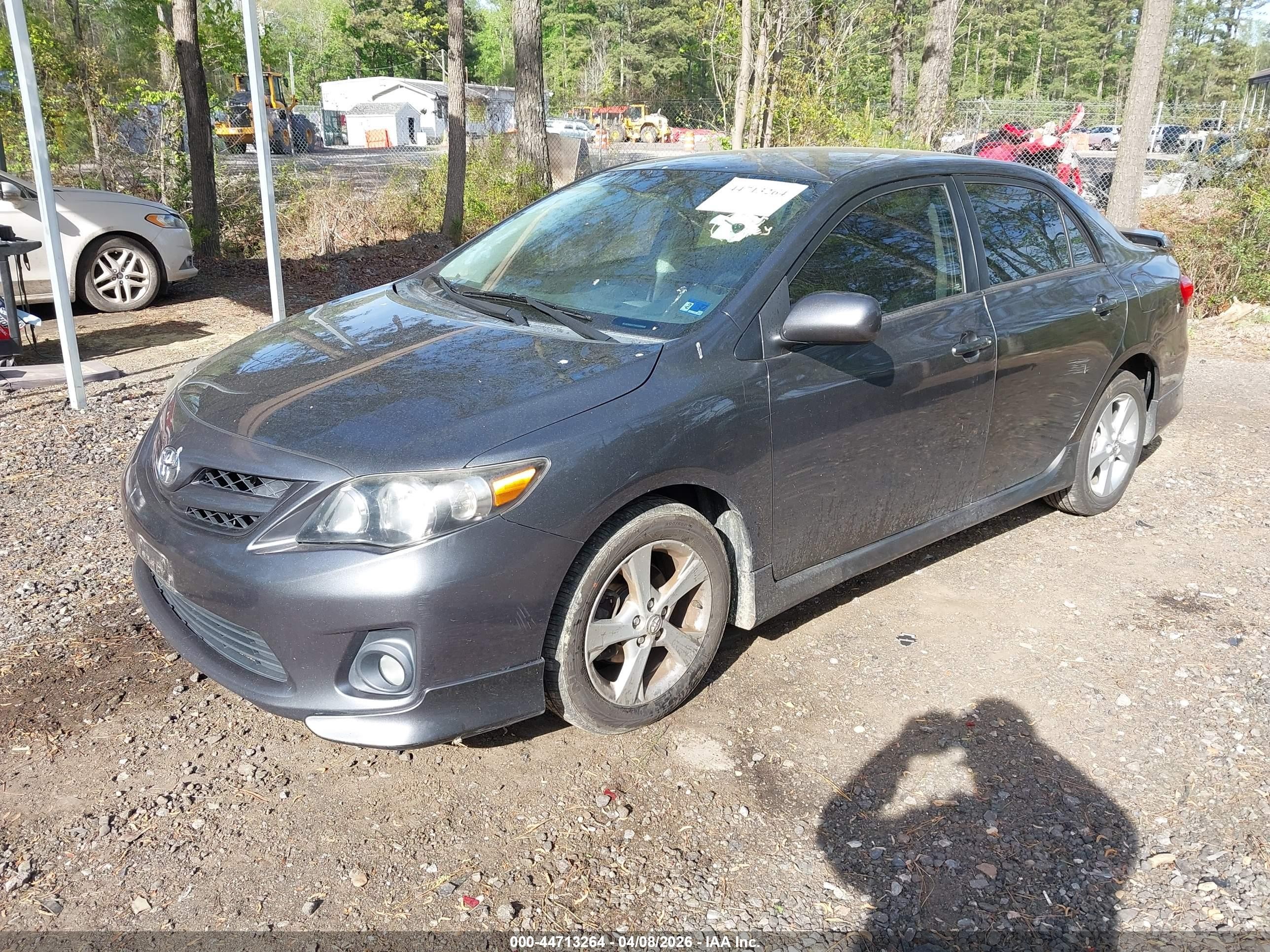 2013 Toyota Corolla S Gray vin: 2T1BU4EEXDC102507