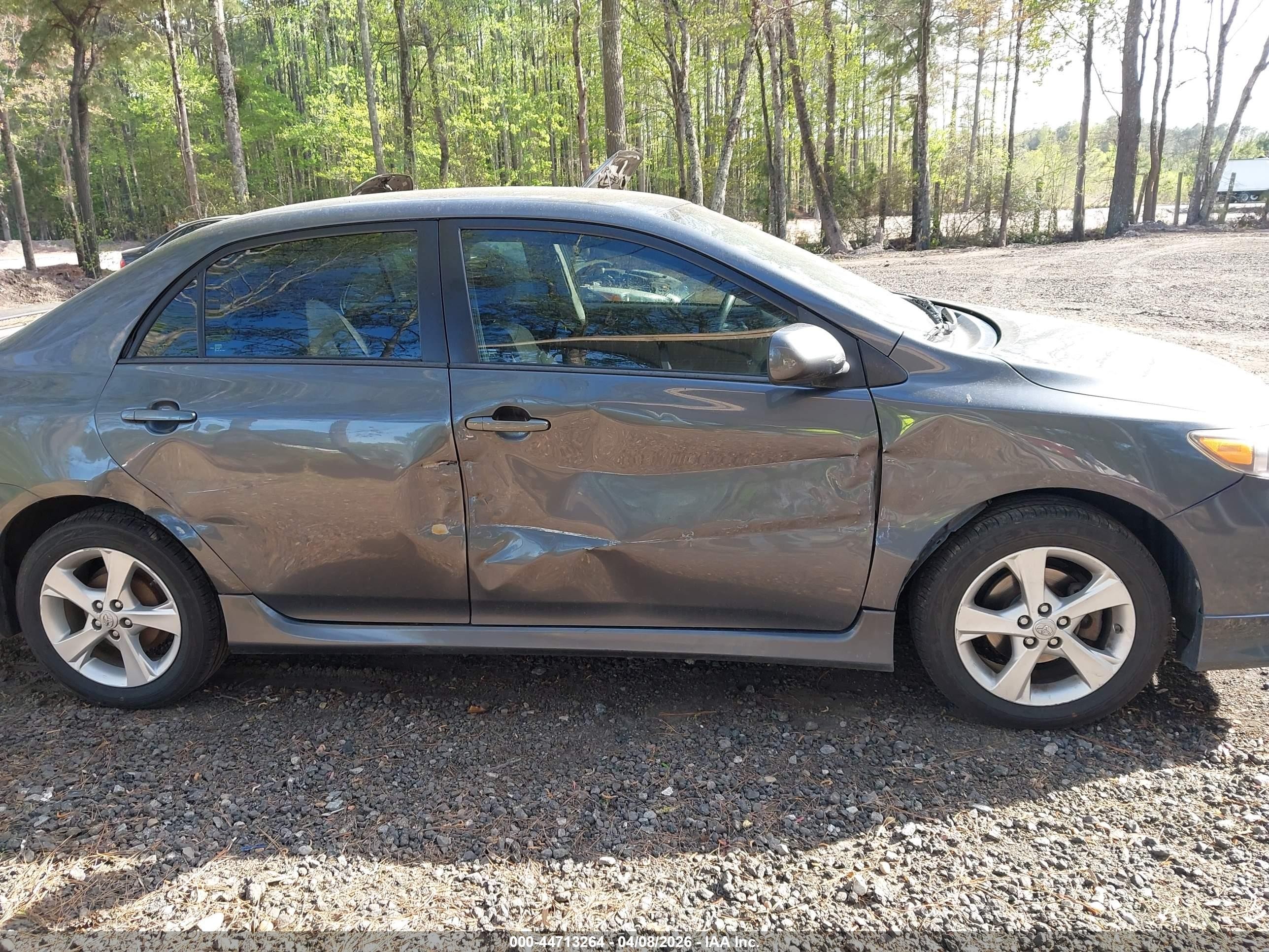 2013 Toyota Corolla S Gray vin: 2T1BU4EEXDC102507