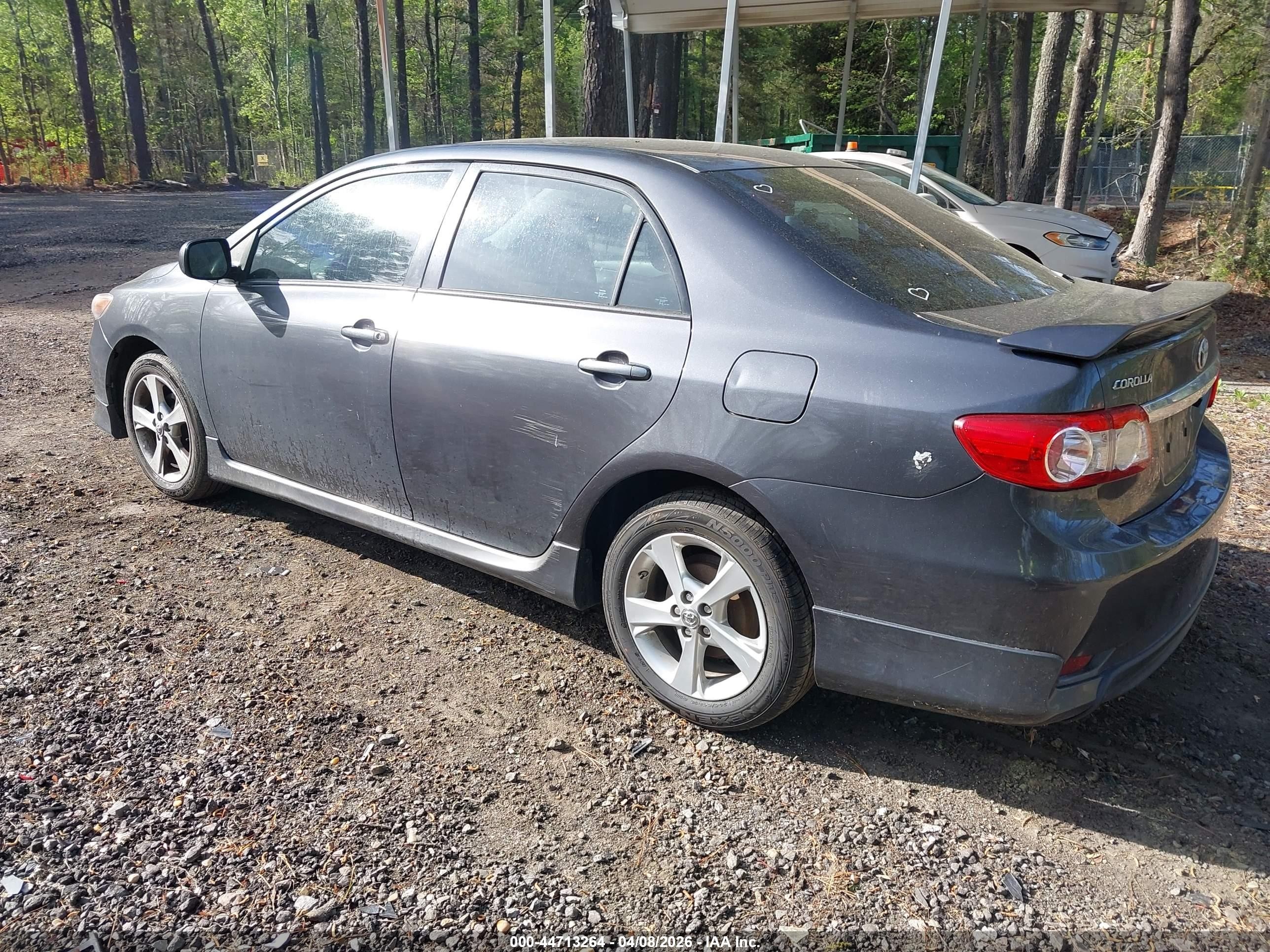 2013 Toyota Corolla S Gray vin: 2T1BU4EEXDC102507