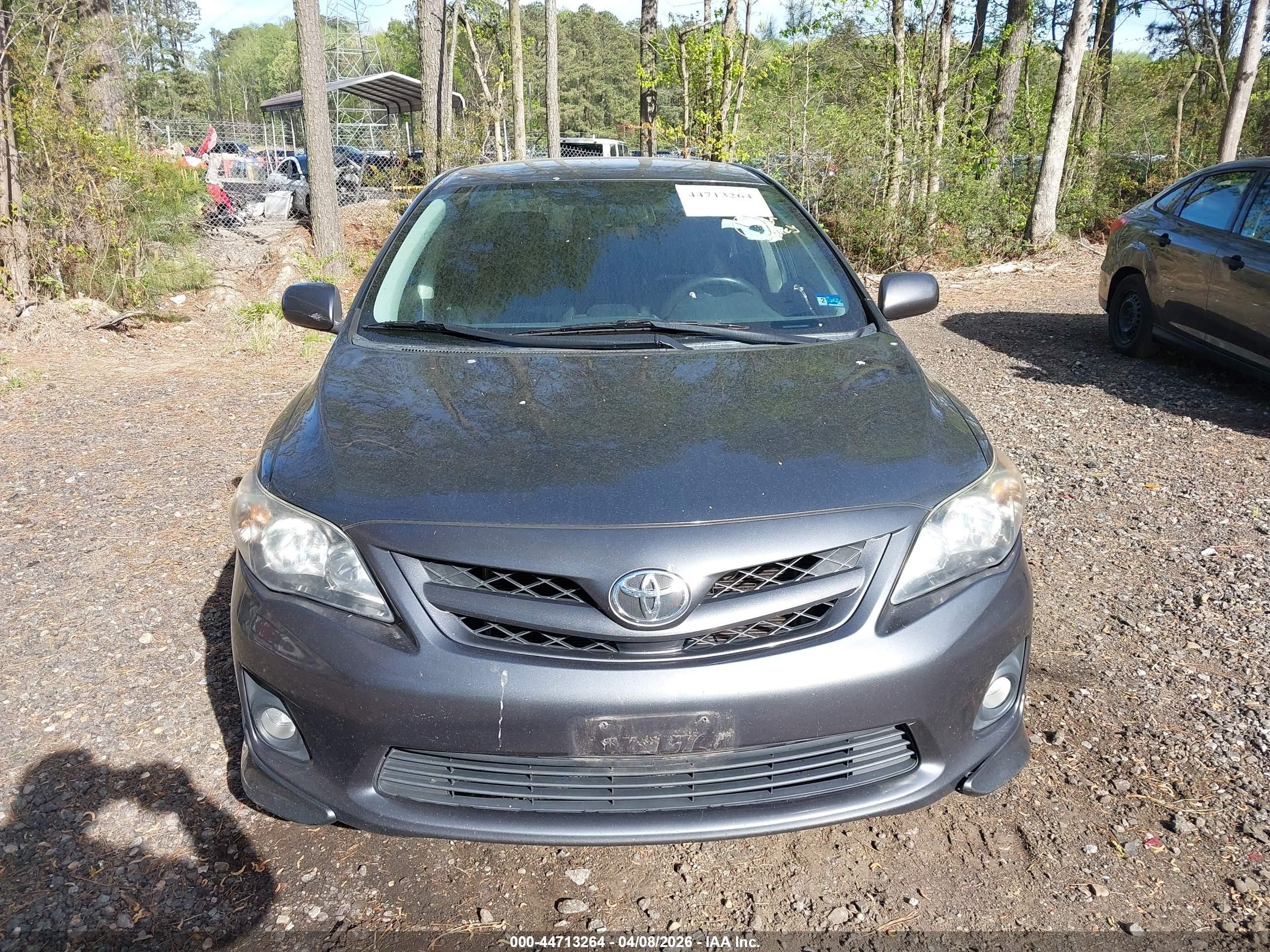 2013 Toyota Corolla S Gray vin: 2T1BU4EEXDC102507