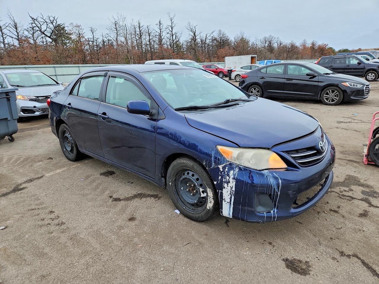 2013 Toyota Corolla Le Blue vin: 2T1BU4EEXDC104435