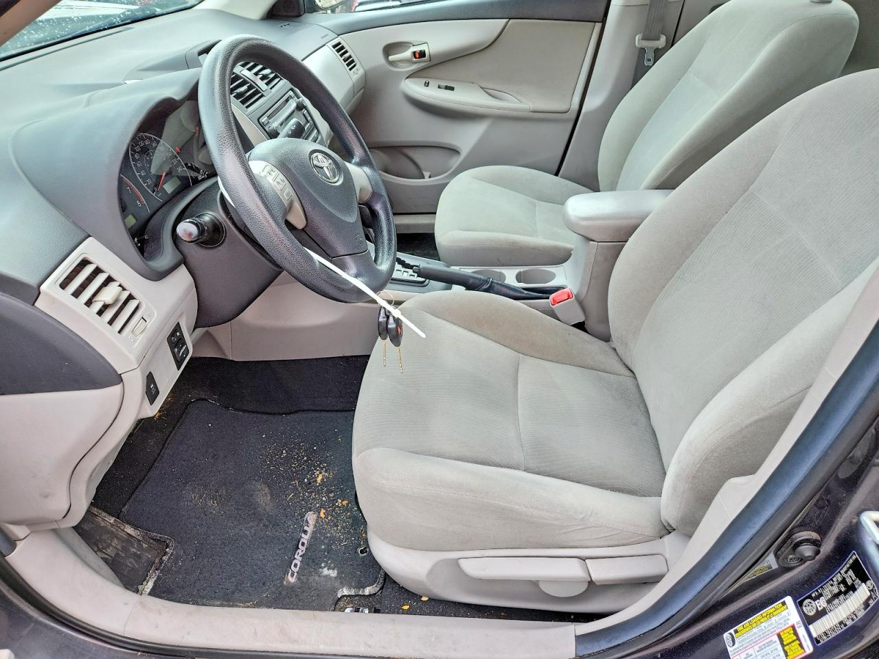 2013 Toyota Corolla L Gray vin: 2T1BU4EEXDC119338