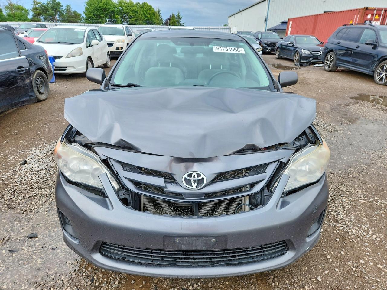 2013 Toyota Corolla L Gray vin: 2T1BU4EEXDC119338