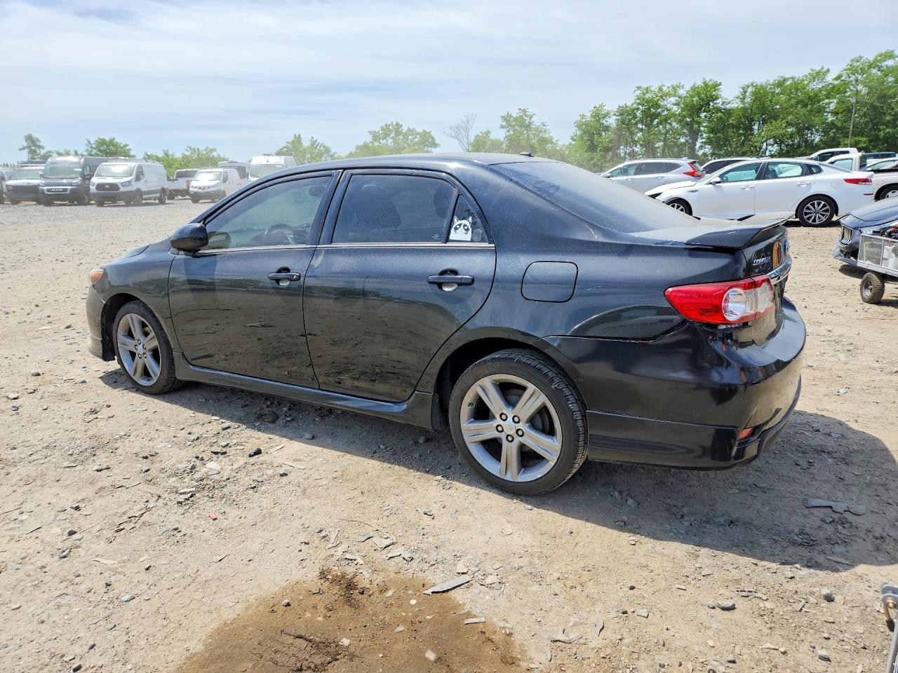 2013 Toyota Corolla S Black vin: 2T1BU4EEXDC119923