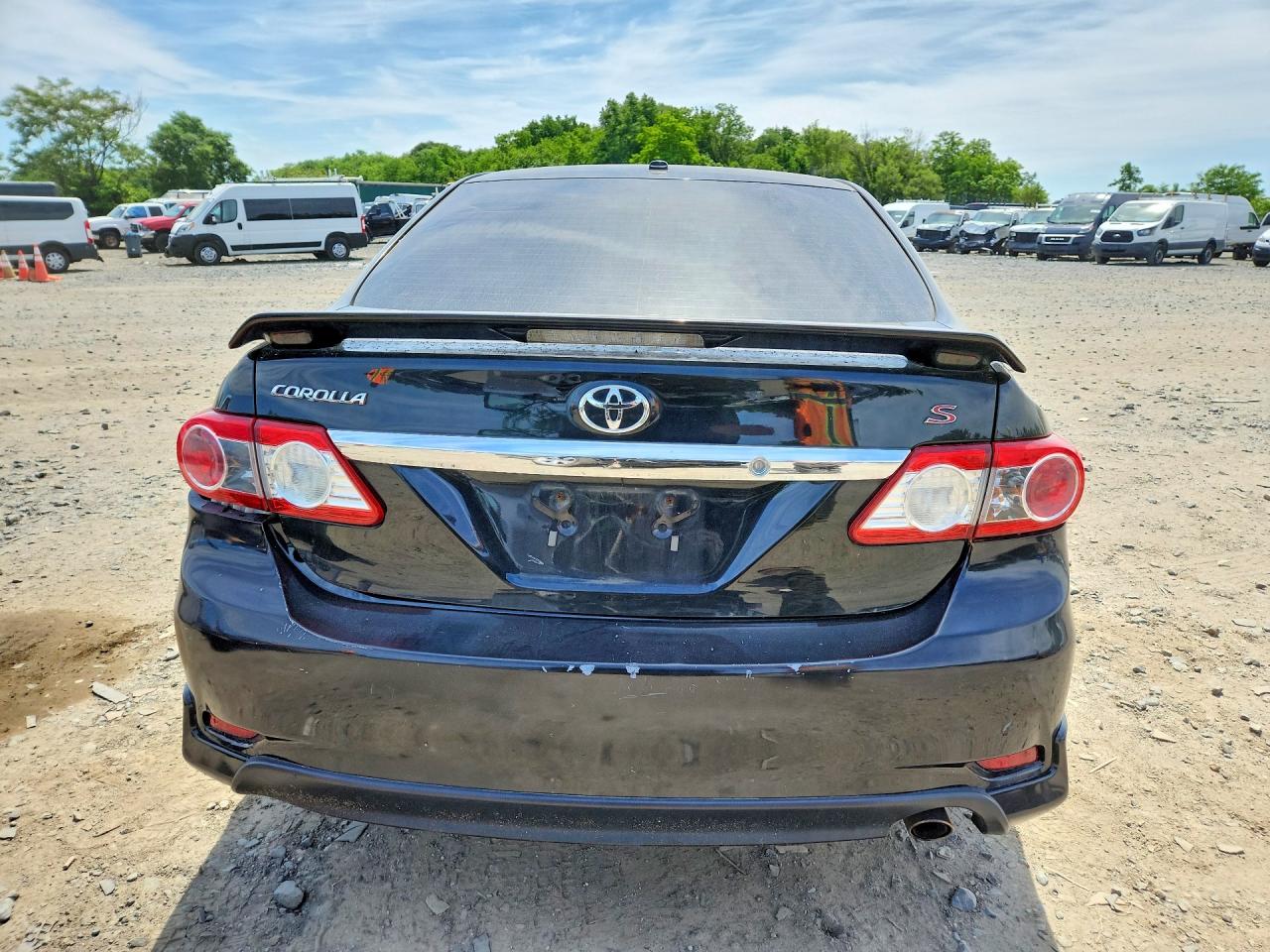2013 Toyota Corolla S Black vin: 2T1BU4EEXDC119923