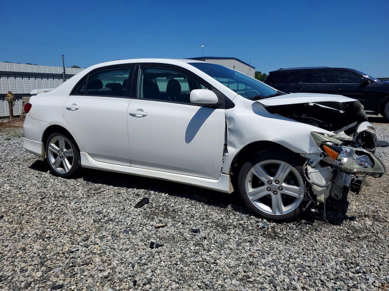 2013 Toyota Corolla S White vin: 2T1BU4EEXDC935496