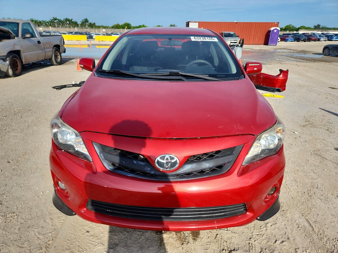 2013 Toyota Corolla S Red vin: 2T1BU4EEXDC942271