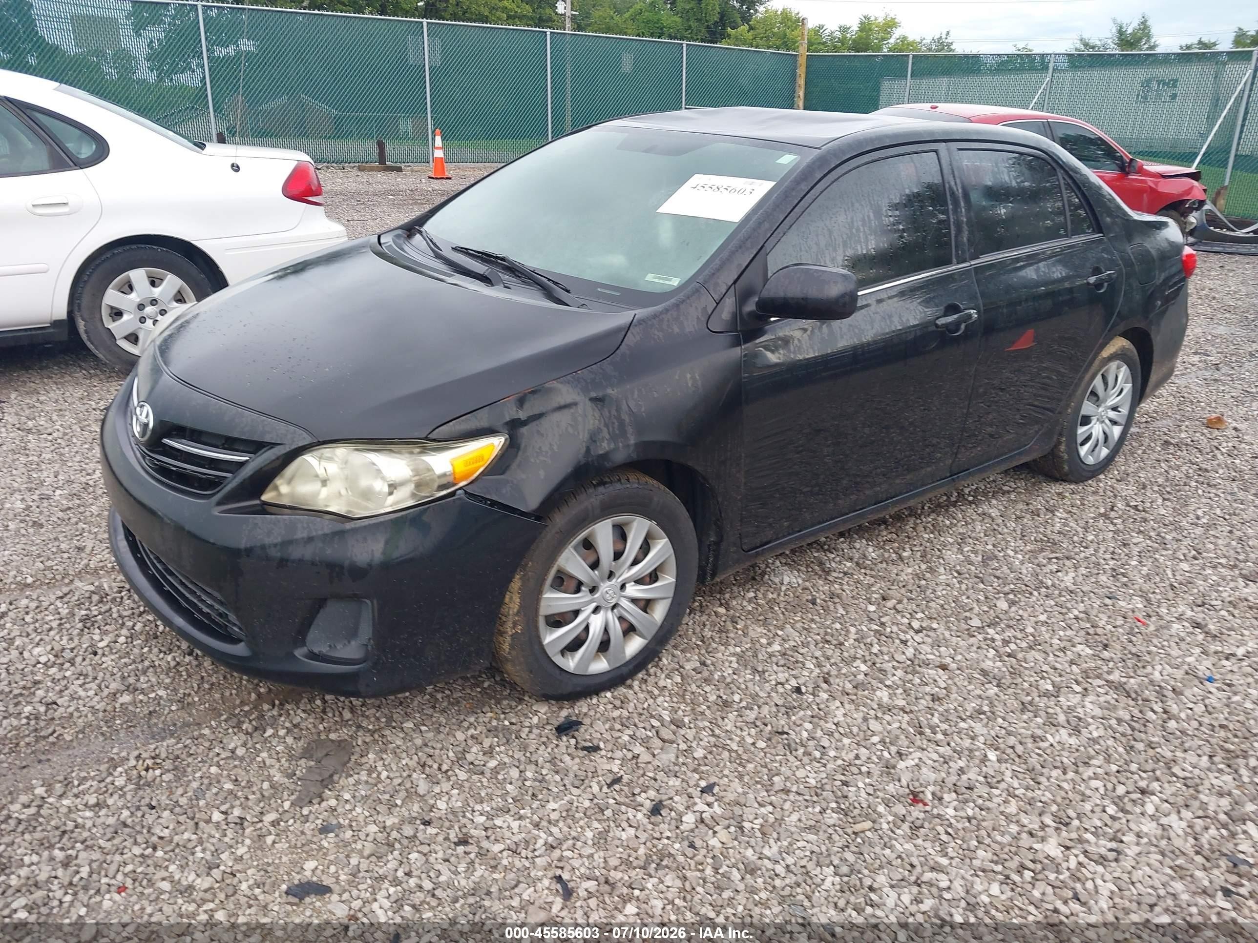 2013 Toyota Corolla Le Black vin: 2T1BU4EEXDC947857