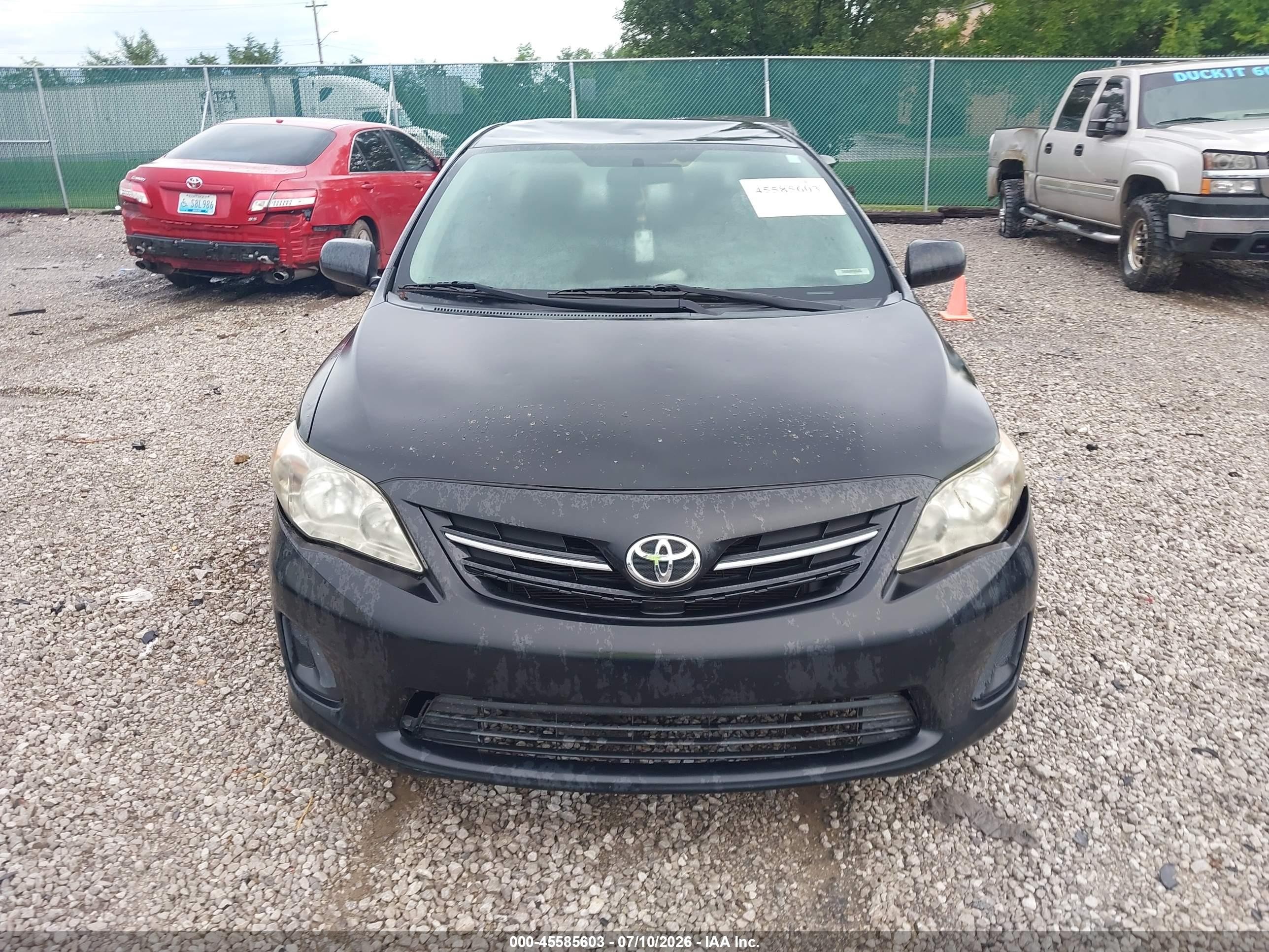 2013 Toyota Corolla Le Black vin: 2T1BU4EEXDC947857