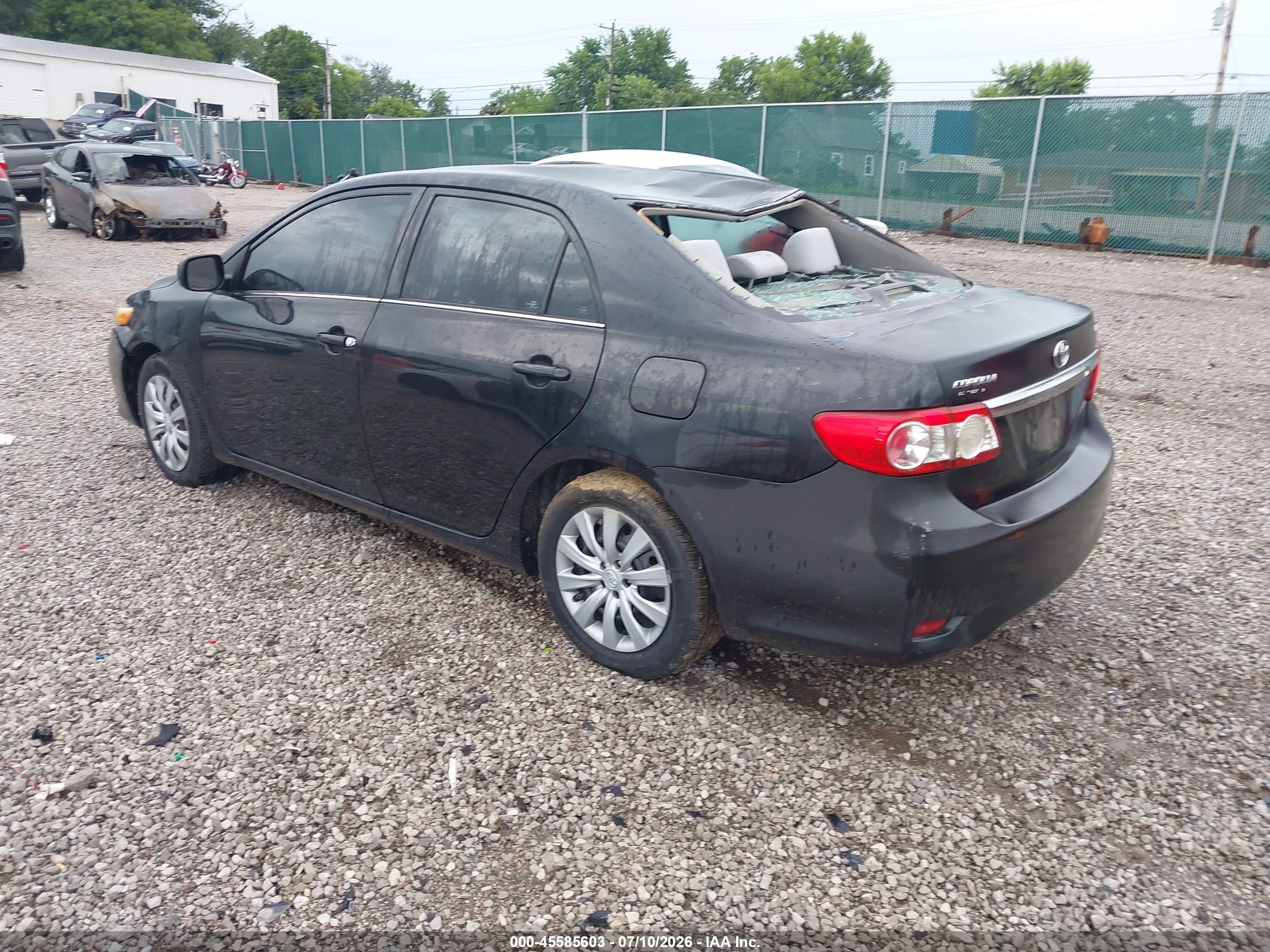2013 Toyota Corolla Le Black vin: 2T1BU4EEXDC947857