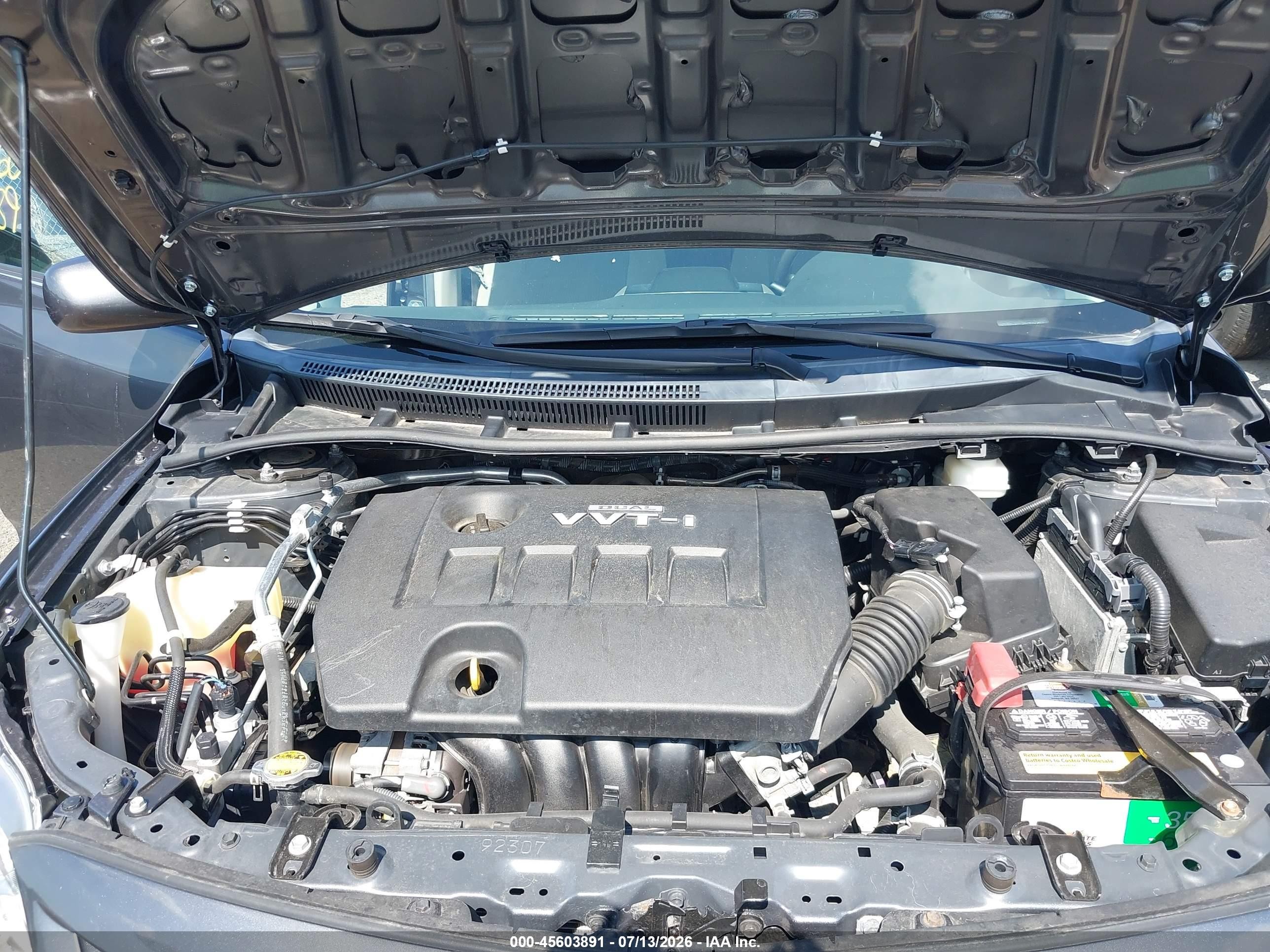 2013 Toyota Corolla Le Gray vin: 2T1BU4EEXDC950385