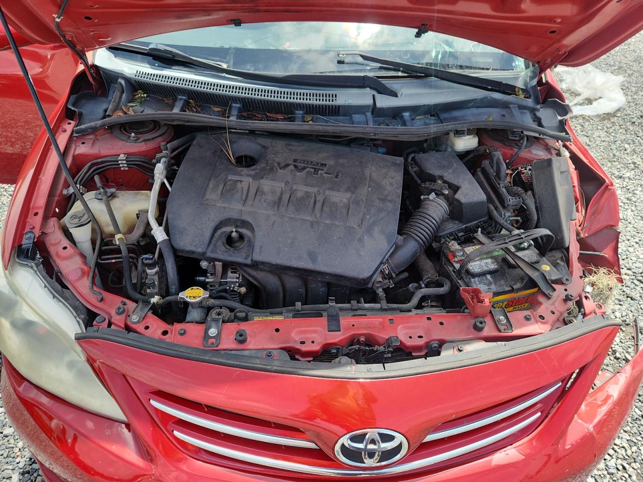 2013 Toyota Corolla Le Красный vin: 2T1BU4EEXDC963248