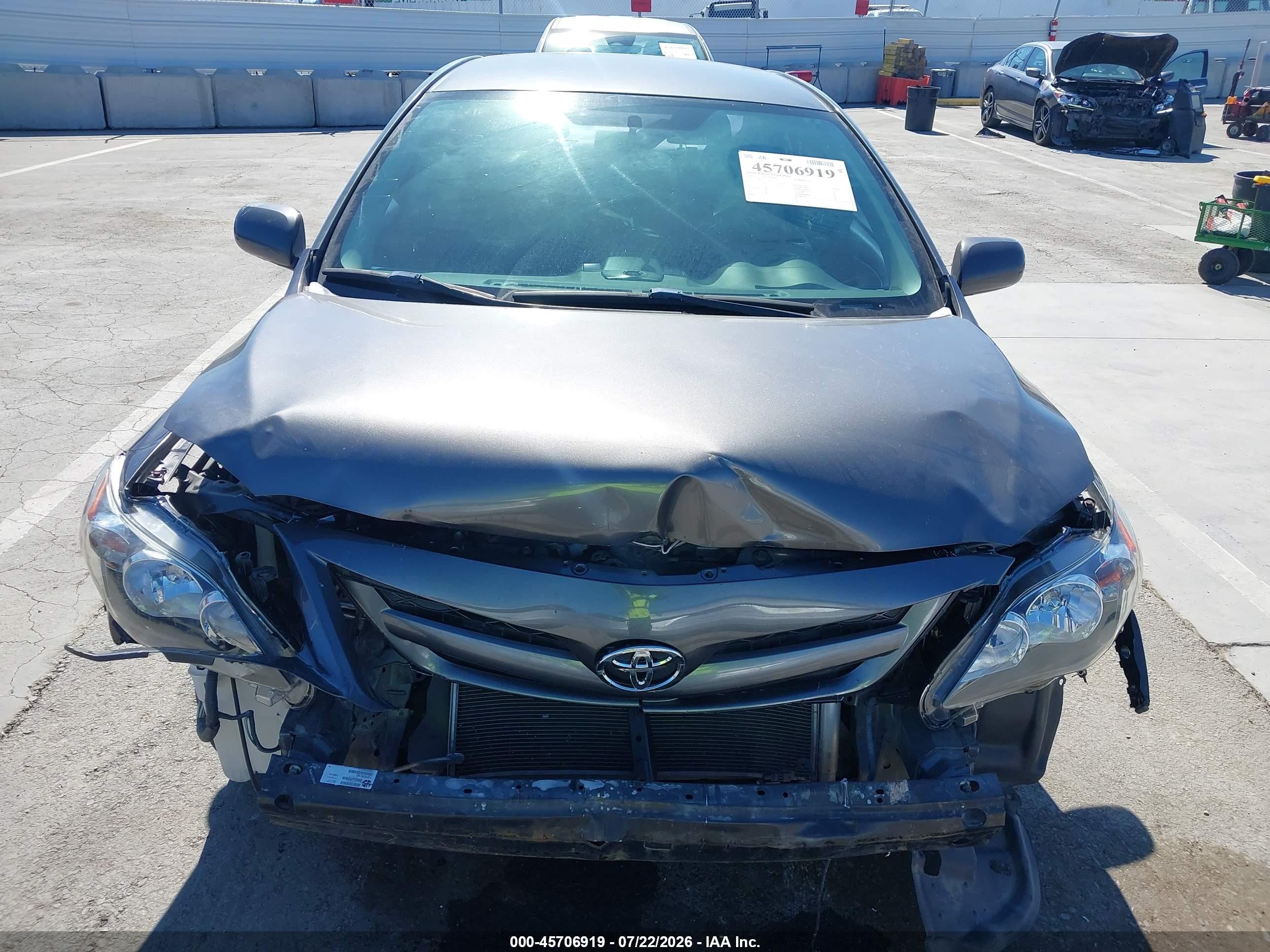2013 Toyota Corolla S Серый vin: 2T1BU4EEXDC973021