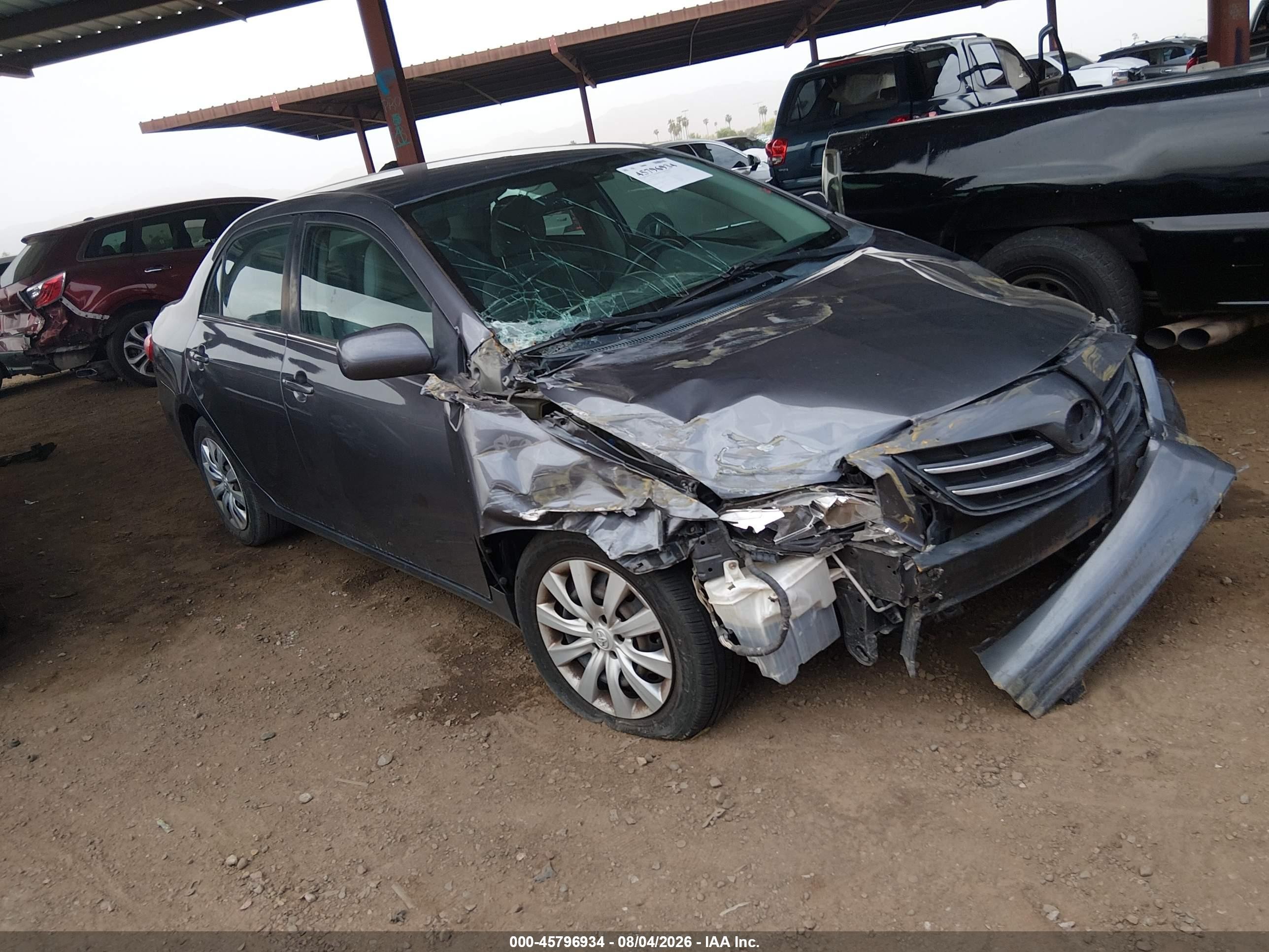 2013 Toyota Corolla Le Серый vin: 2T1BU4EEXDC981958