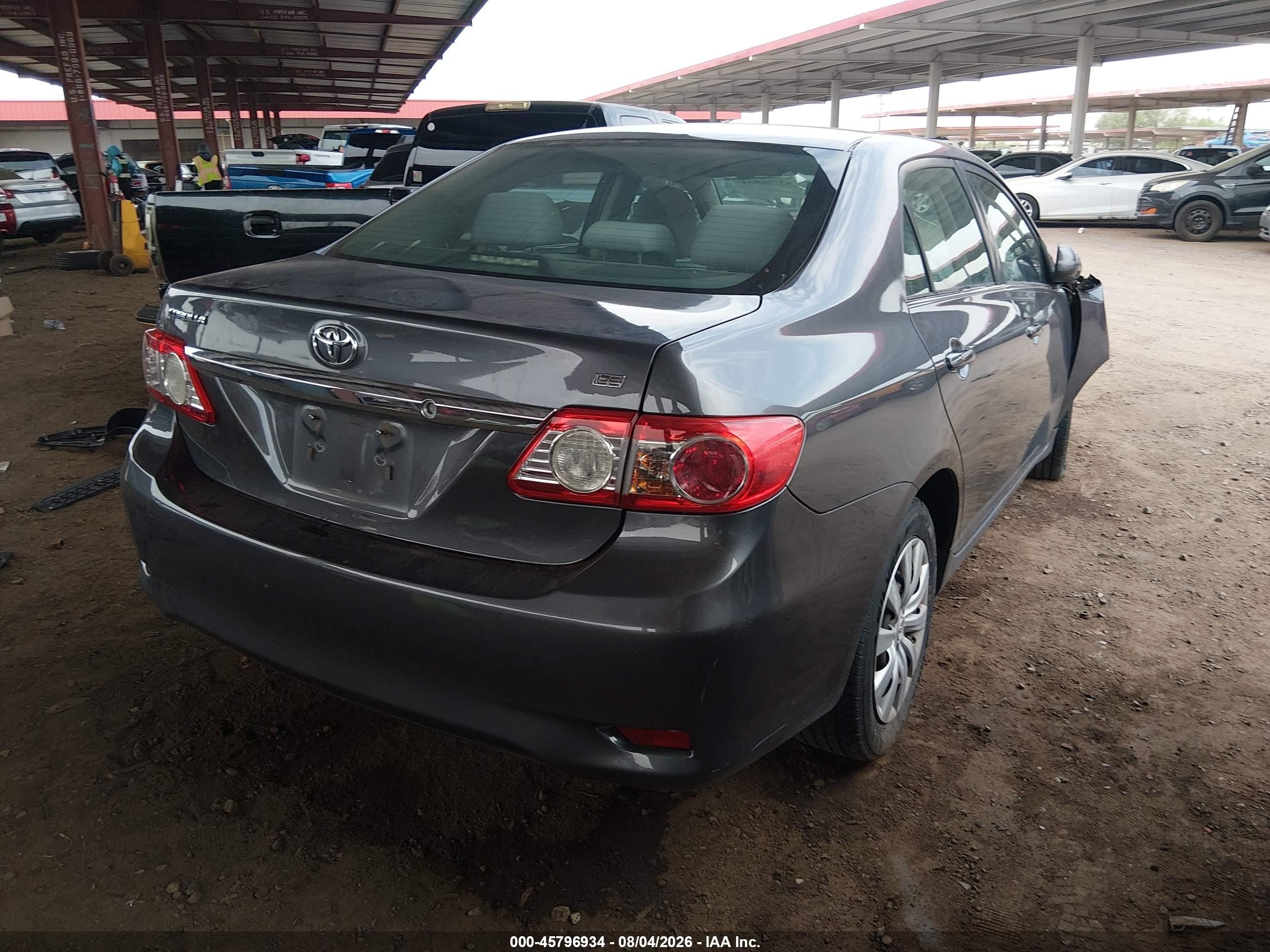 2013 Toyota Corolla Le Серый vin: 2T1BU4EEXDC981958