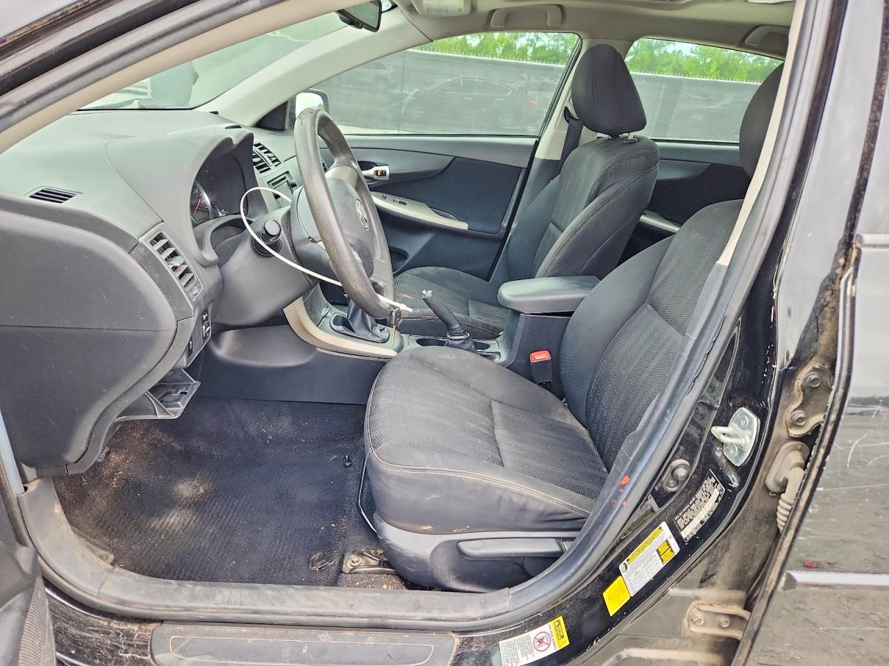 2013 Toyota Corolla L Black vin: 2T1BU4EEXDC982110