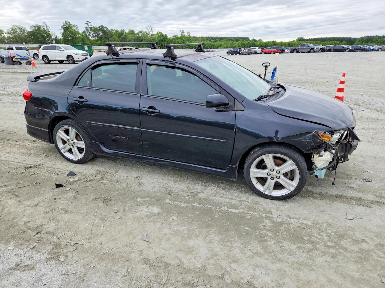 2013 Toyota Corolla L Black vin: 2T1BU4EEXDC982110