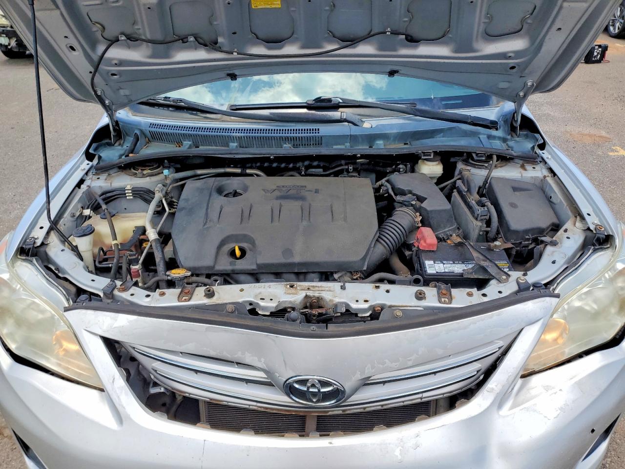2013 Toyota Corolla L Silver vin: 2T1BU4EEXDC983077