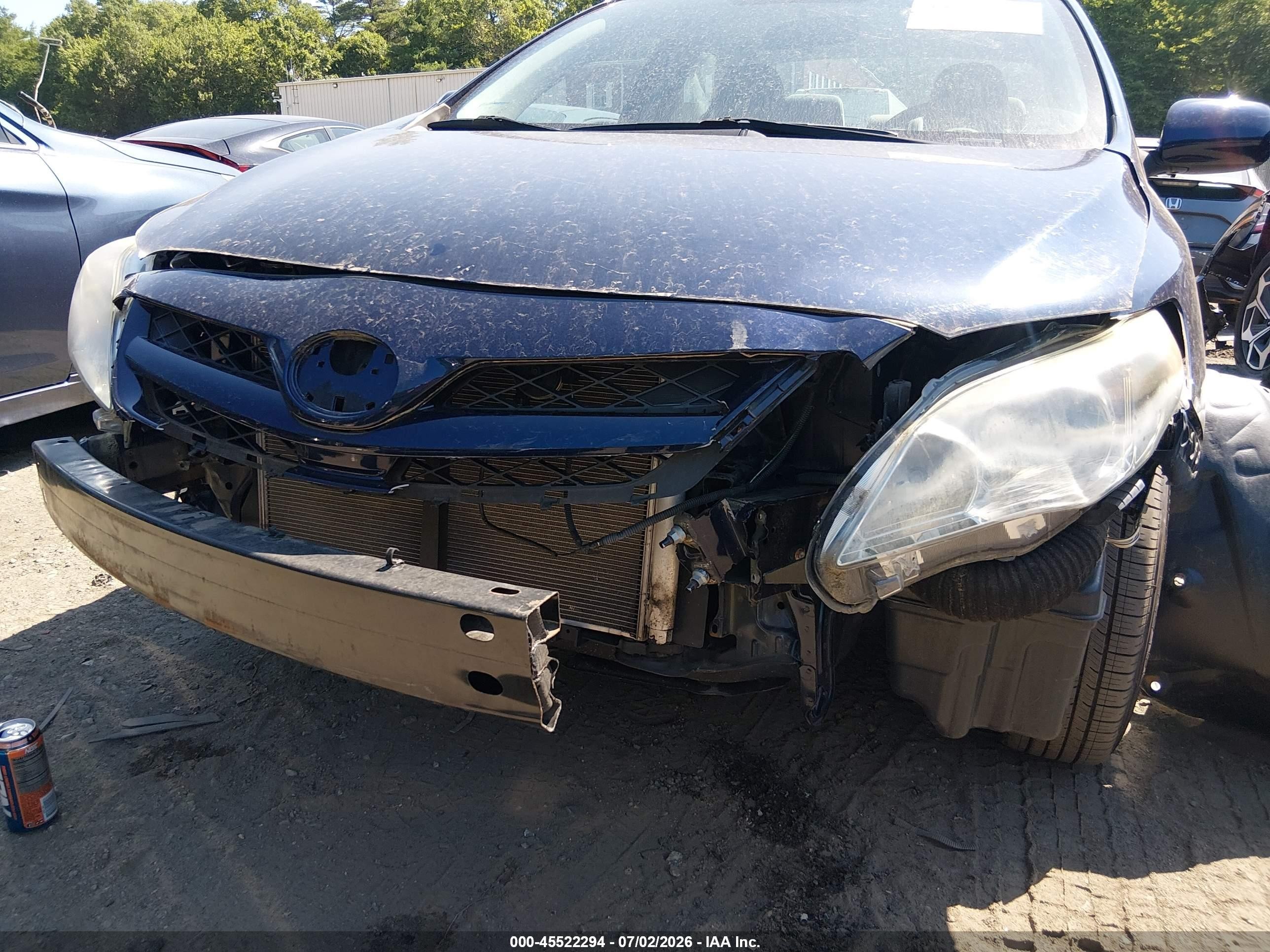 2013 Toyota Corolla L Синий vin: 2T1BU4EEXDC991437
