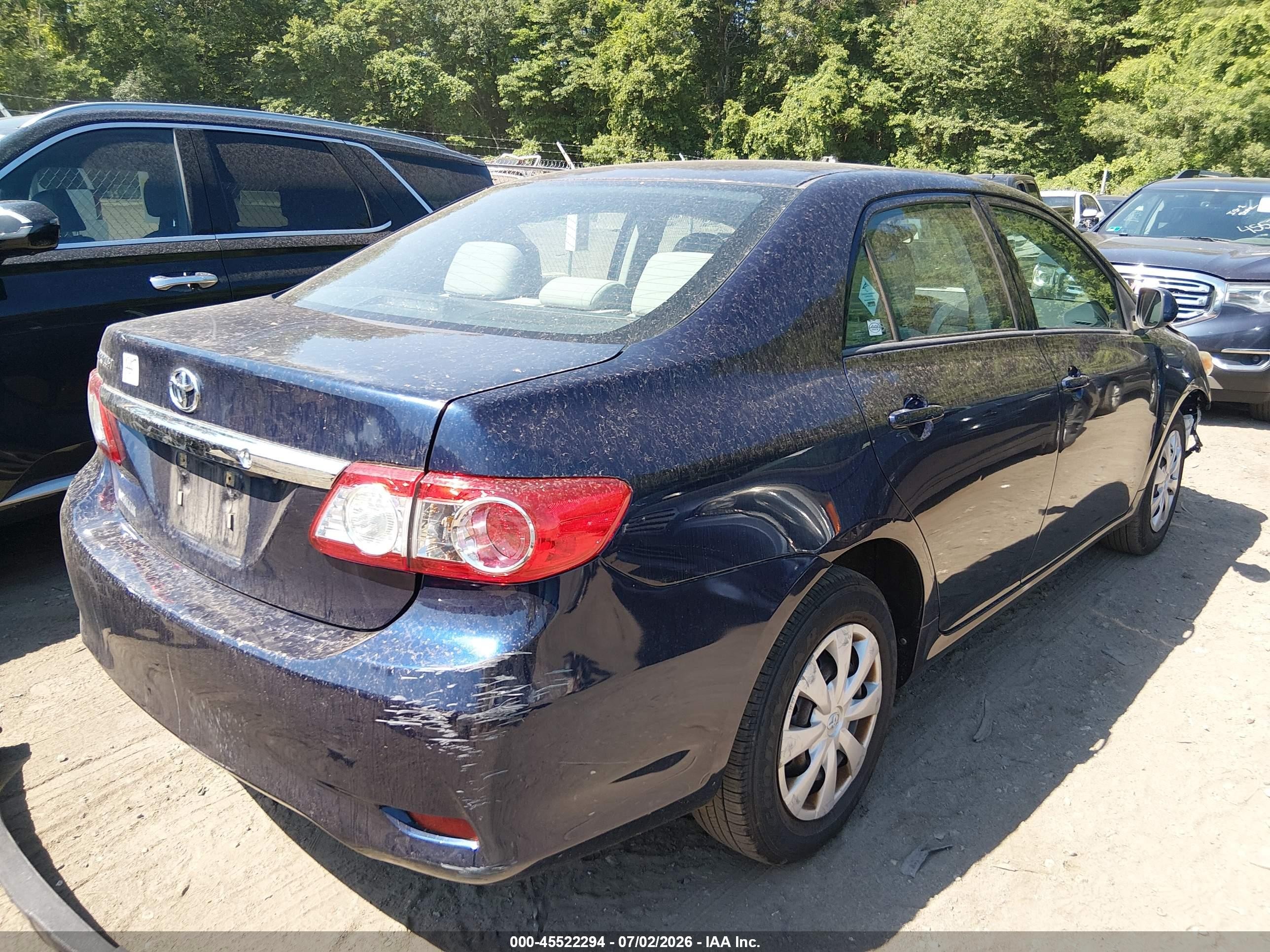 2013 Toyota Corolla L Синий vin: 2T1BU4EEXDC991437