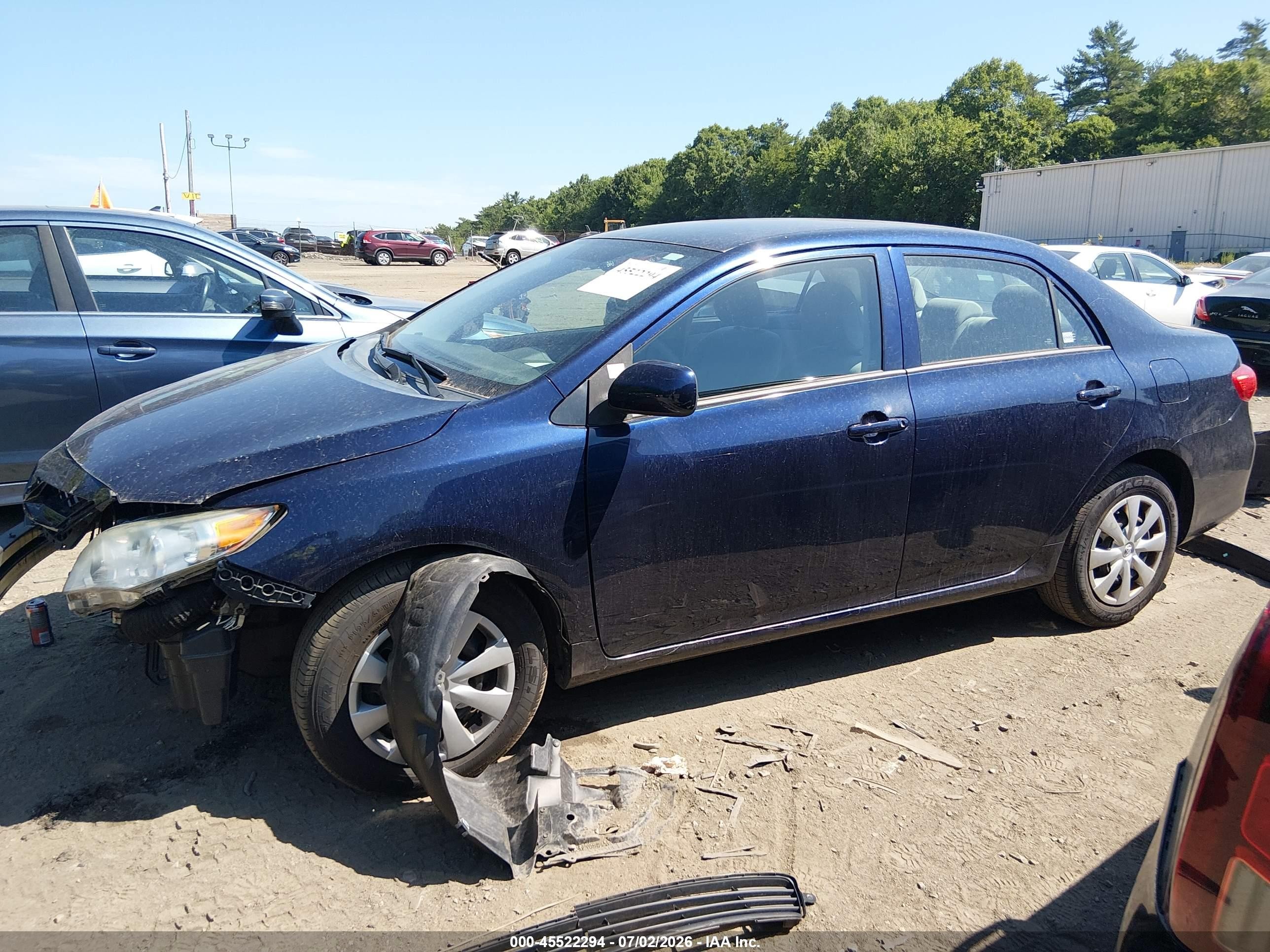 2013 Toyota Corolla L Синий vin: 2T1BU4EEXDC991437
