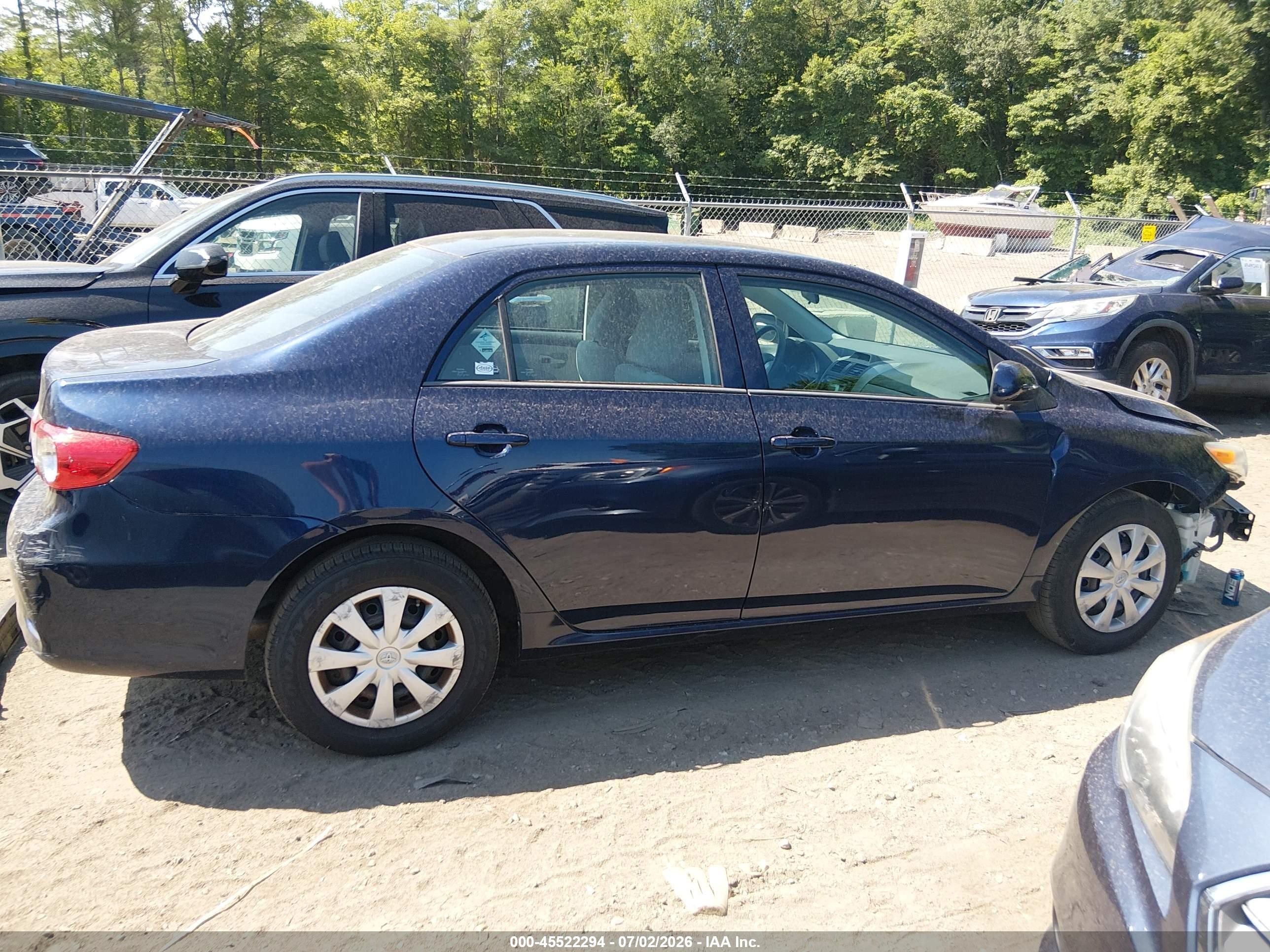 2013 Toyota Corolla L Синий vin: 2T1BU4EEXDC991437